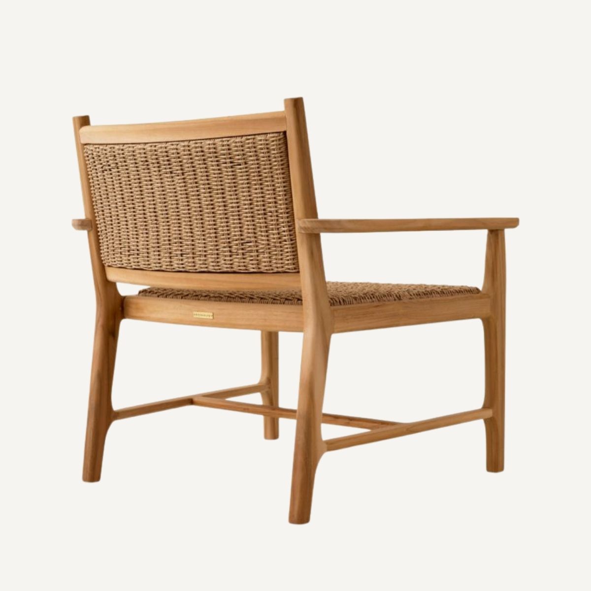 Fauteuil d'extérieur en teck | Eichholtz Pivetti | REMO-HOME, mobilier et décoration d'intérieur
