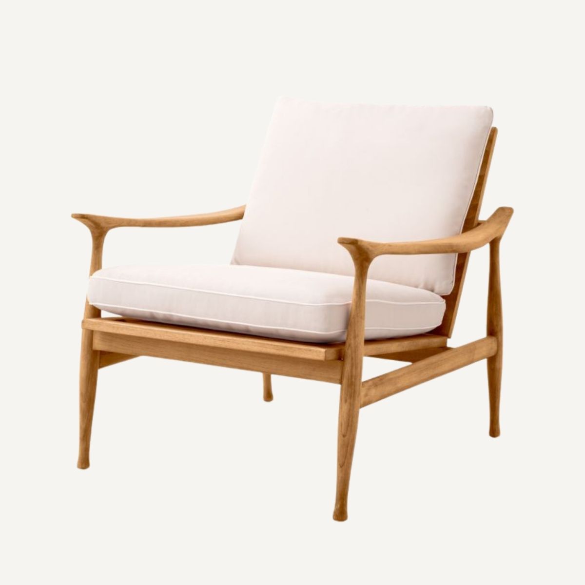 Fauteuil d'extérieur en teck | Eichholtz Manzo | REMO-HOME, mobilier et décoration d'intérieur