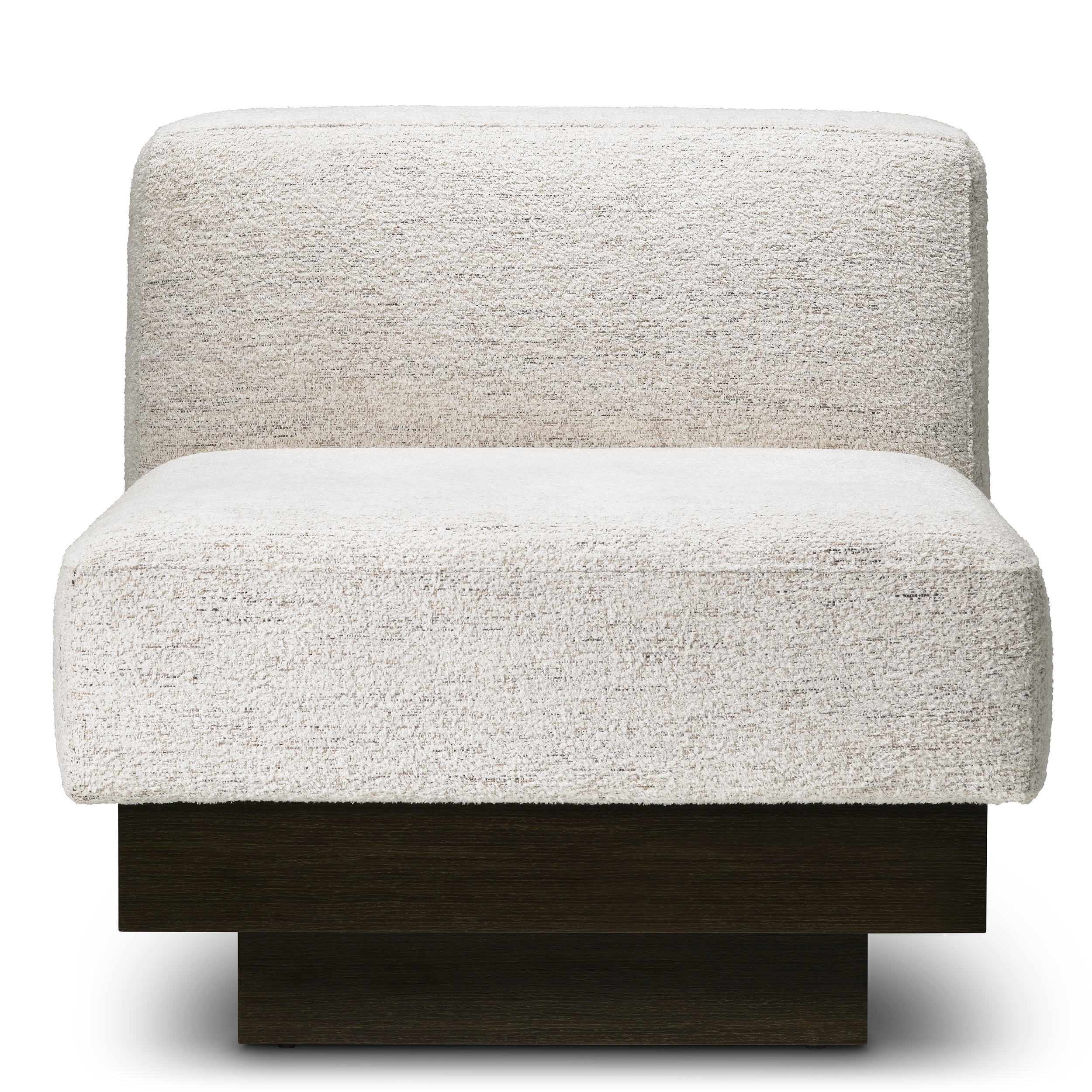 Fauteuil design en tissu blanc cassé | Eichholtz Bastion
