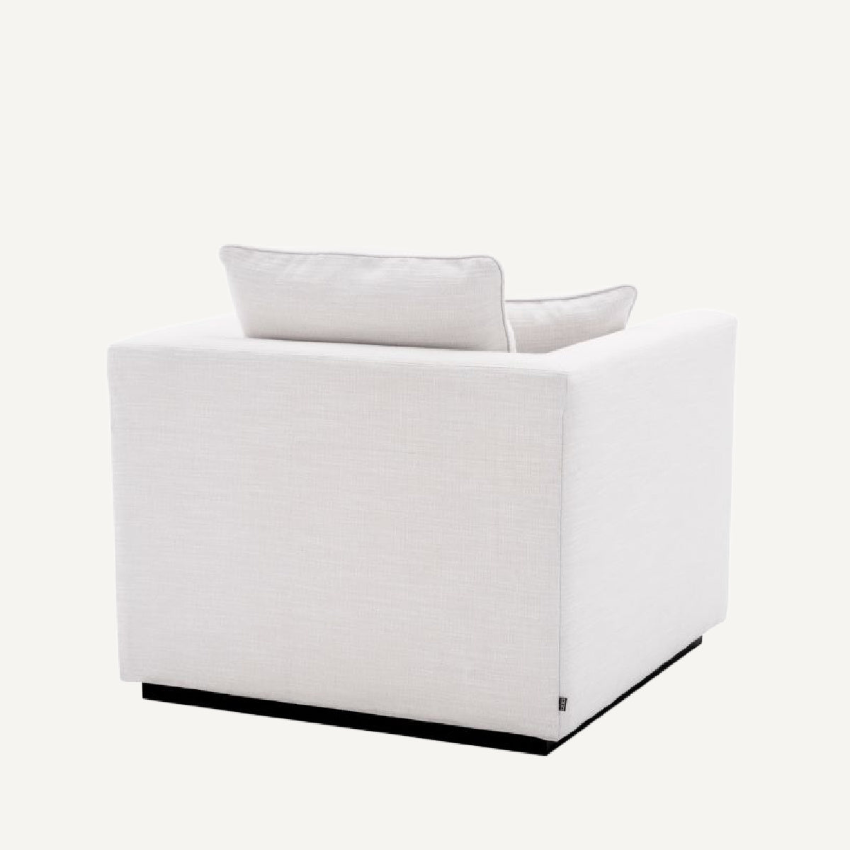 Fauteuil en tissu blanc | Eichholtz Taylor  |  REMO-HOME, mobilier et décoration d'intérieur