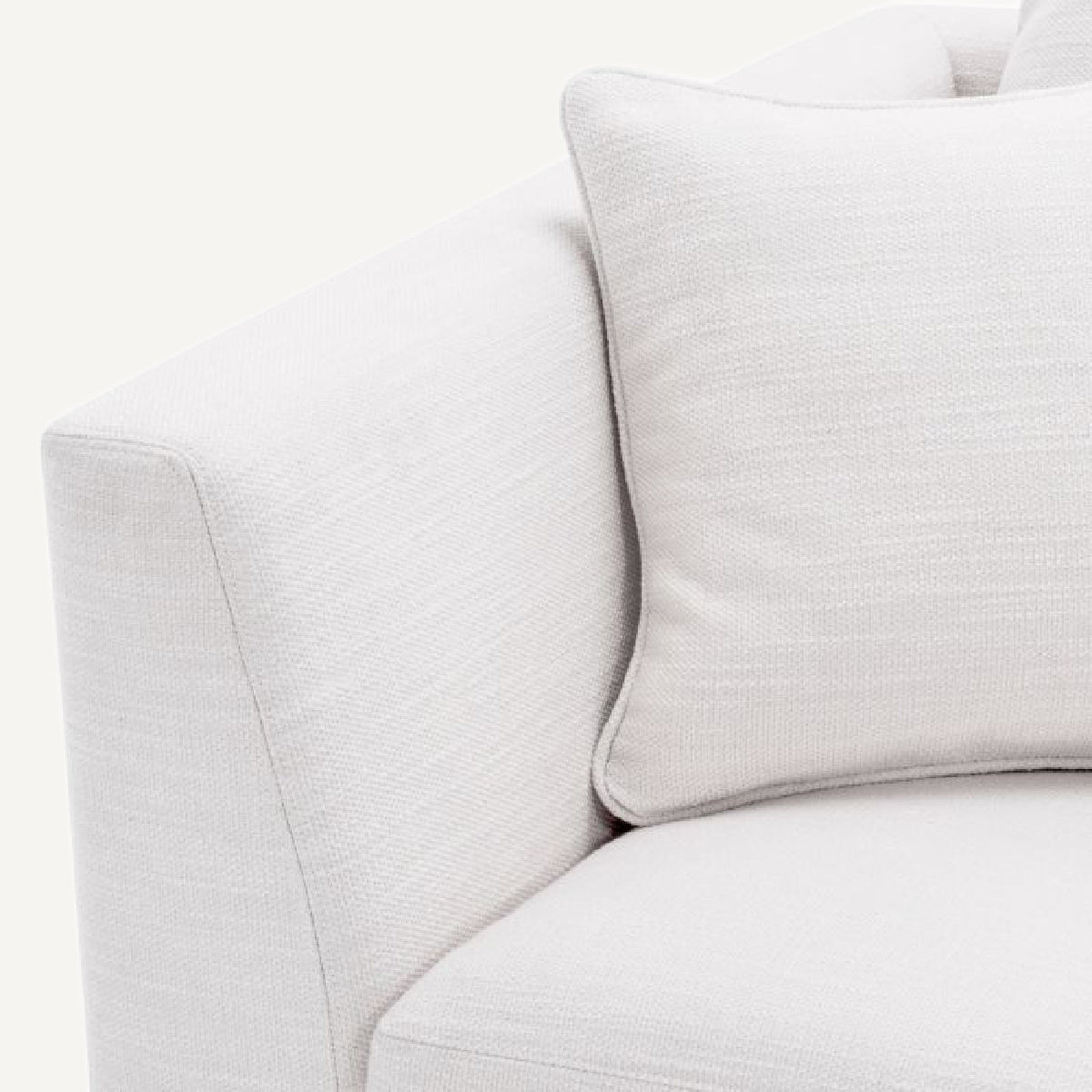 Fauteuil en tissu blanc | Eichholtz Taylor  |  REMO-HOME, mobilier et décoration d'intérieur