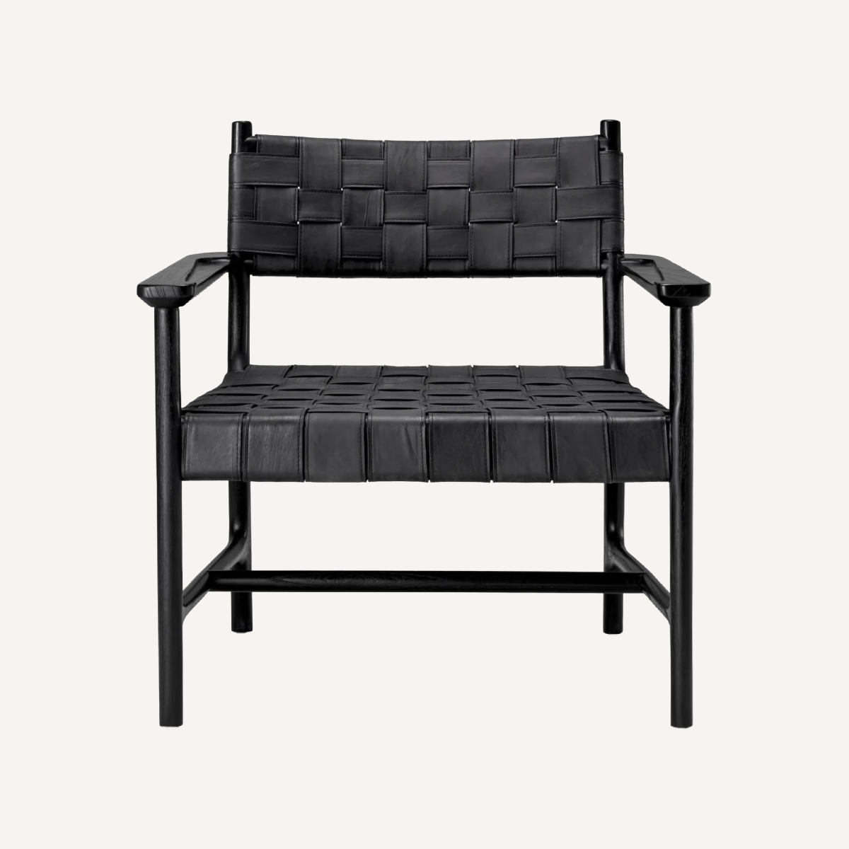 Fauteuil en cuir noir | Eichholtz TiberioFauteuil en cuir noir | Eichholtz Tiberio | REMO-HOME, mobilier et décoration d'intérieur