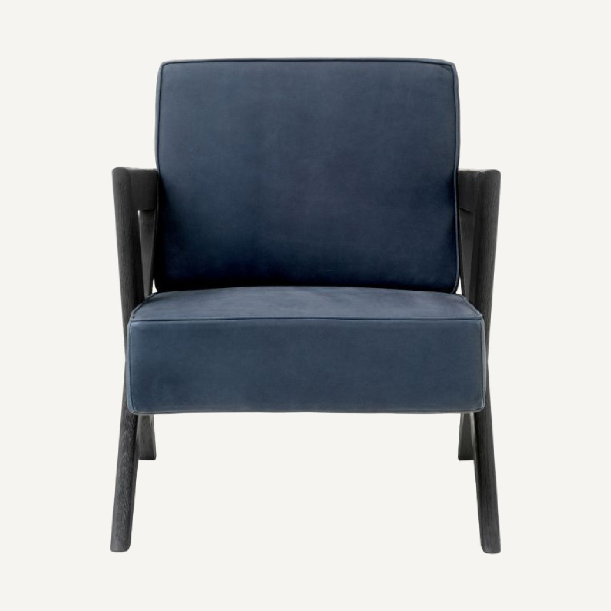 Fauteuil en nubuck bleu | Eichholtz Felippe | REMO-HOME, mobilier et décoration d'intérieur