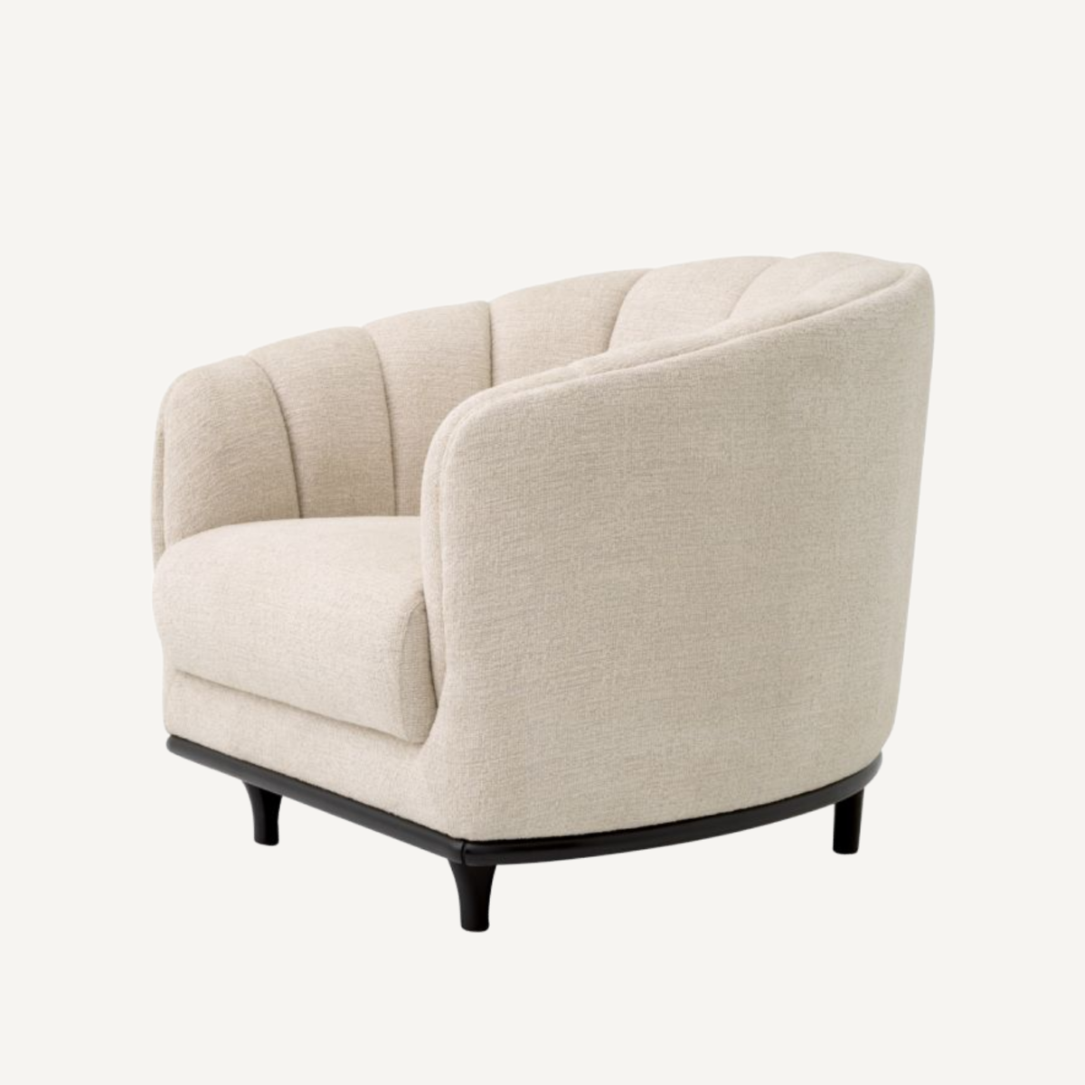 Fauteuil en tissu beige | Eichholtz Agostino | REMO-HOME, mobilier et décoration d'intérieur