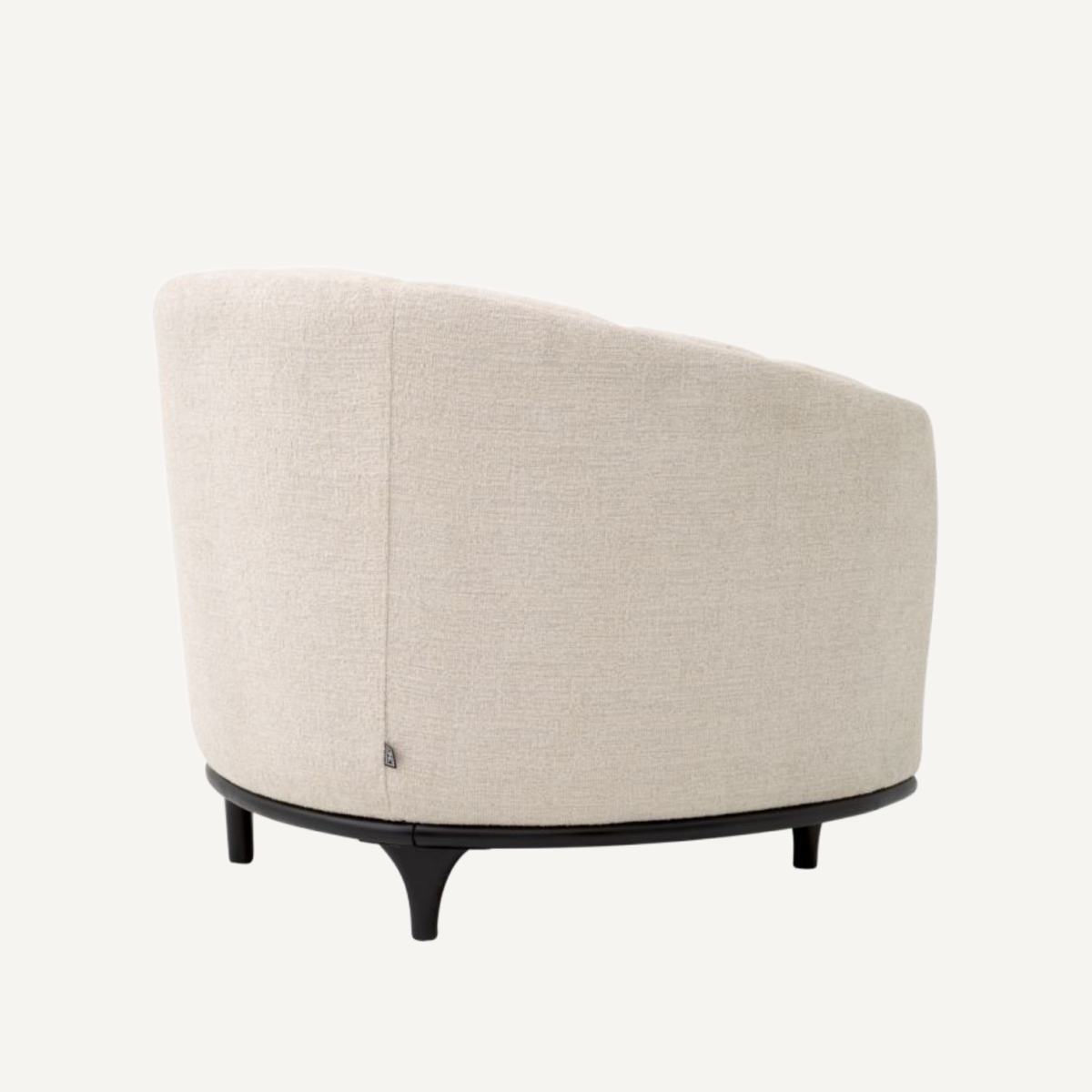 Fauteuil en tissu beige | Eichholtz Agostino | REMO-HOME, mobilier et décoration d'intérieur