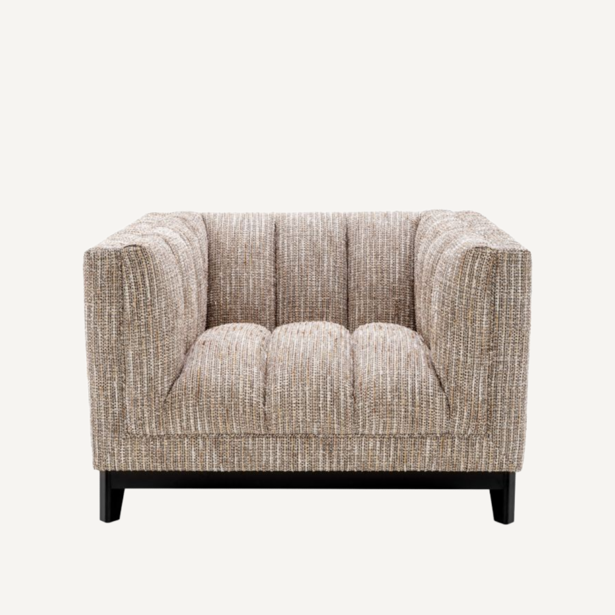 Fauteuil en tissu beige | Eichholtz Ditmar | REMO-HOME, mobilier et décoration d'intérieur