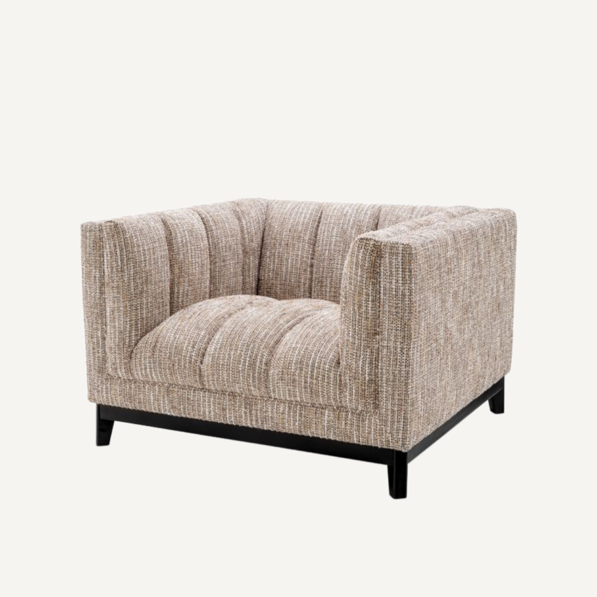 Fauteuil en tissu beige | Eichholtz Ditmar | REMO-HOME, mobilier et décoration d'intérieur