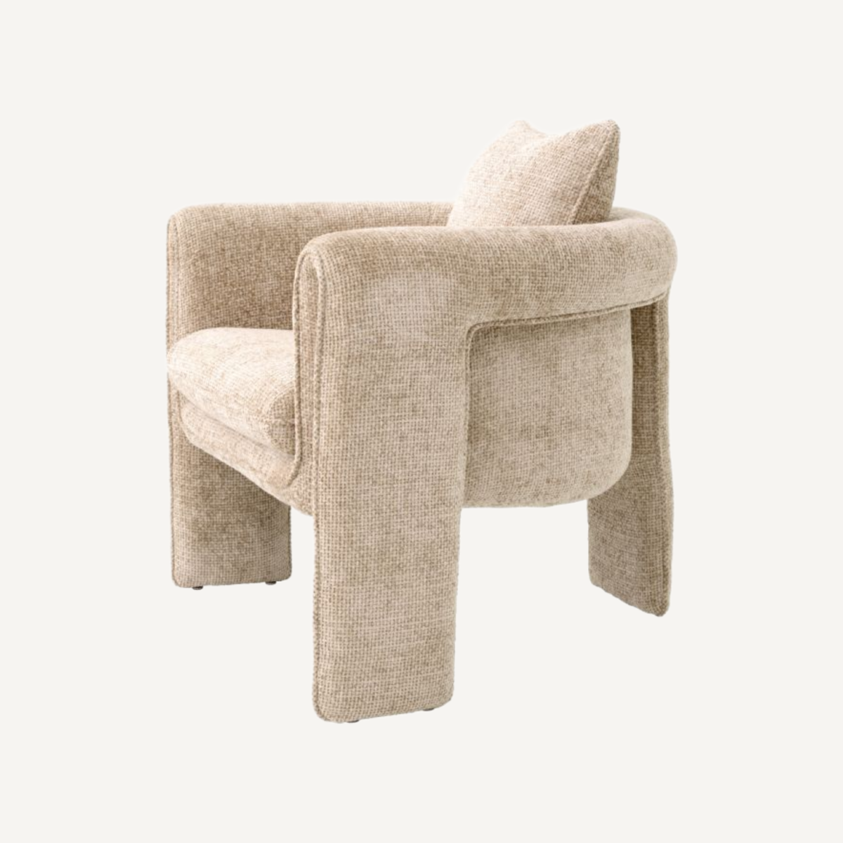 Fauteuil en tissu beige | Eichholtz Toto | REMO-HOME, mobilier et décoration d'intérieur