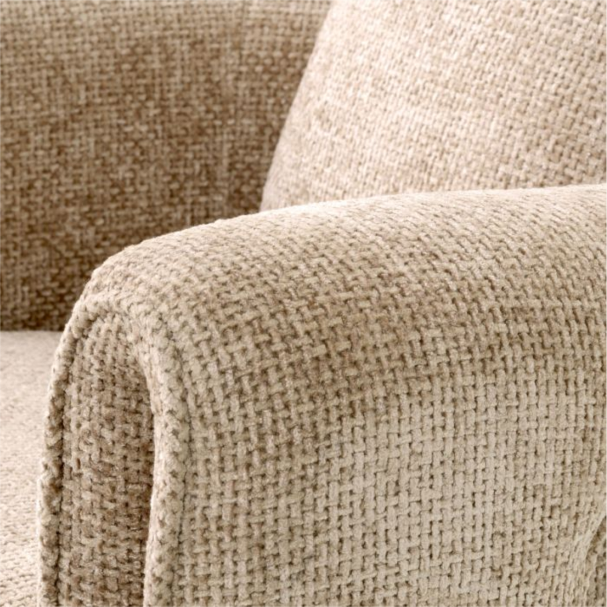 Fauteuil en tissu beige | Eichholtz Toto | REMO-HOME, mobilier et décoration d'intérieur