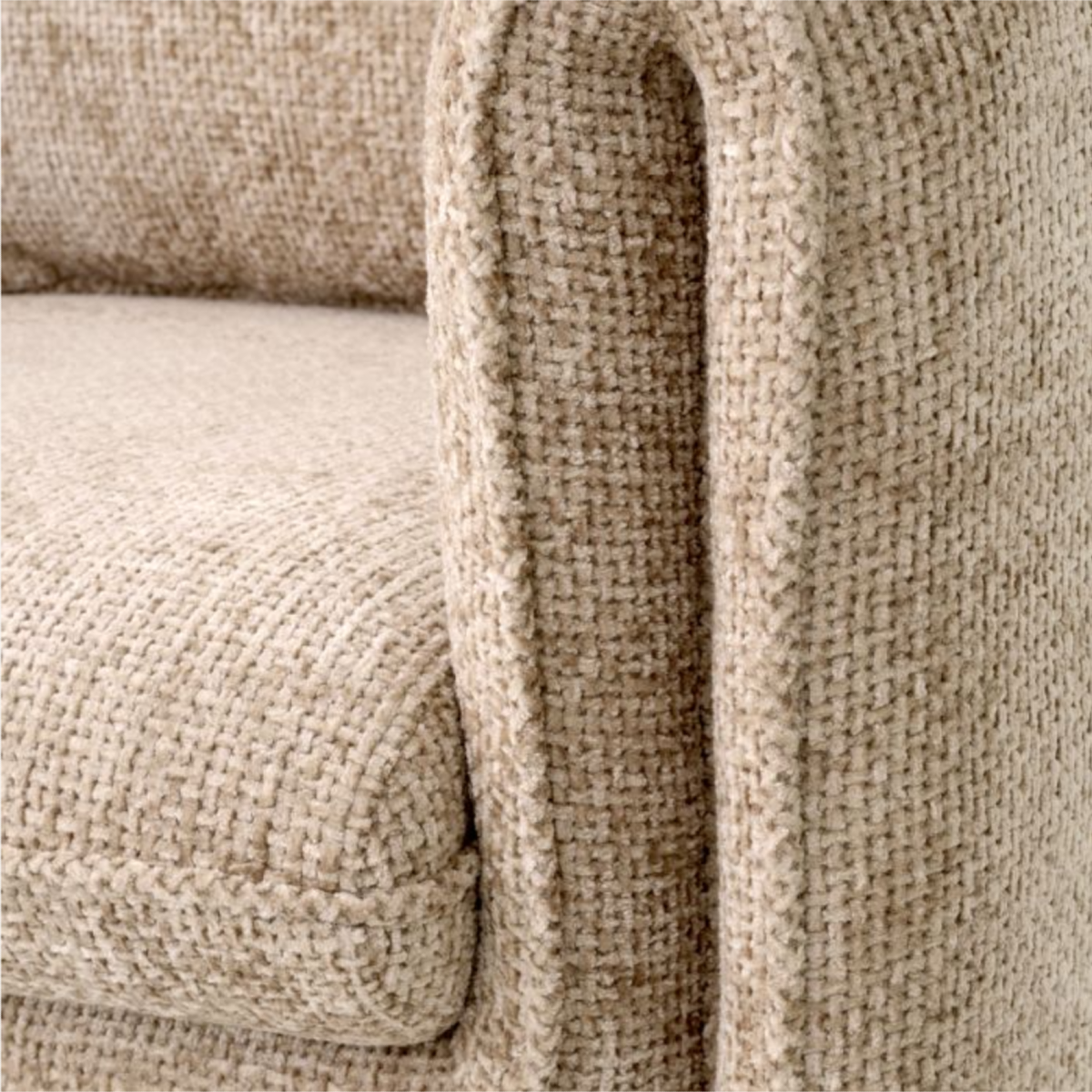 Fauteuil en tissu beige | Eichholtz Toto | REMO-HOME, mobilier et décoration d'intérieur