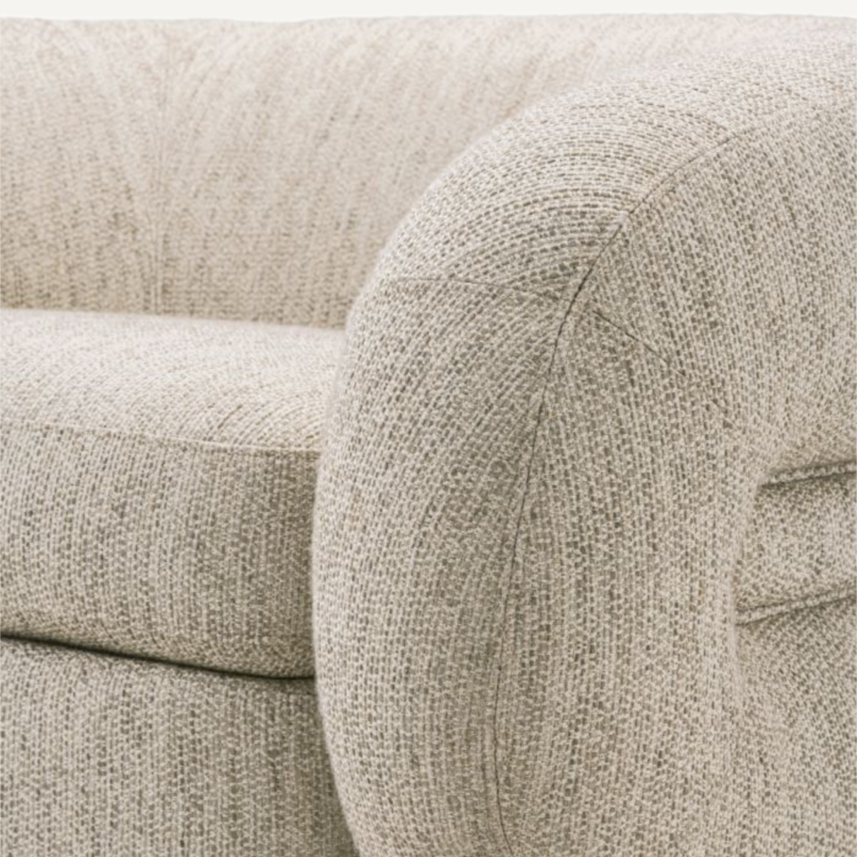 Fauteuil en tissu greige | Eichholtz Cosenza | REMO-HOME, mobilier et décoration d'intérieur