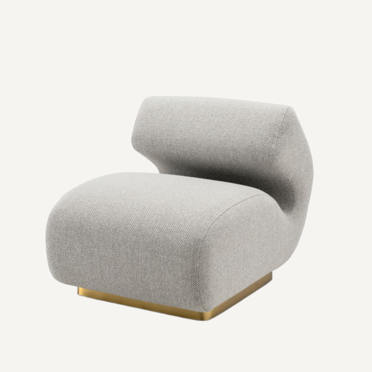 Fauteuil en tissu gris | Eichholtz Sansome | REMO-HOME, mobilier et décoration d'intérieur