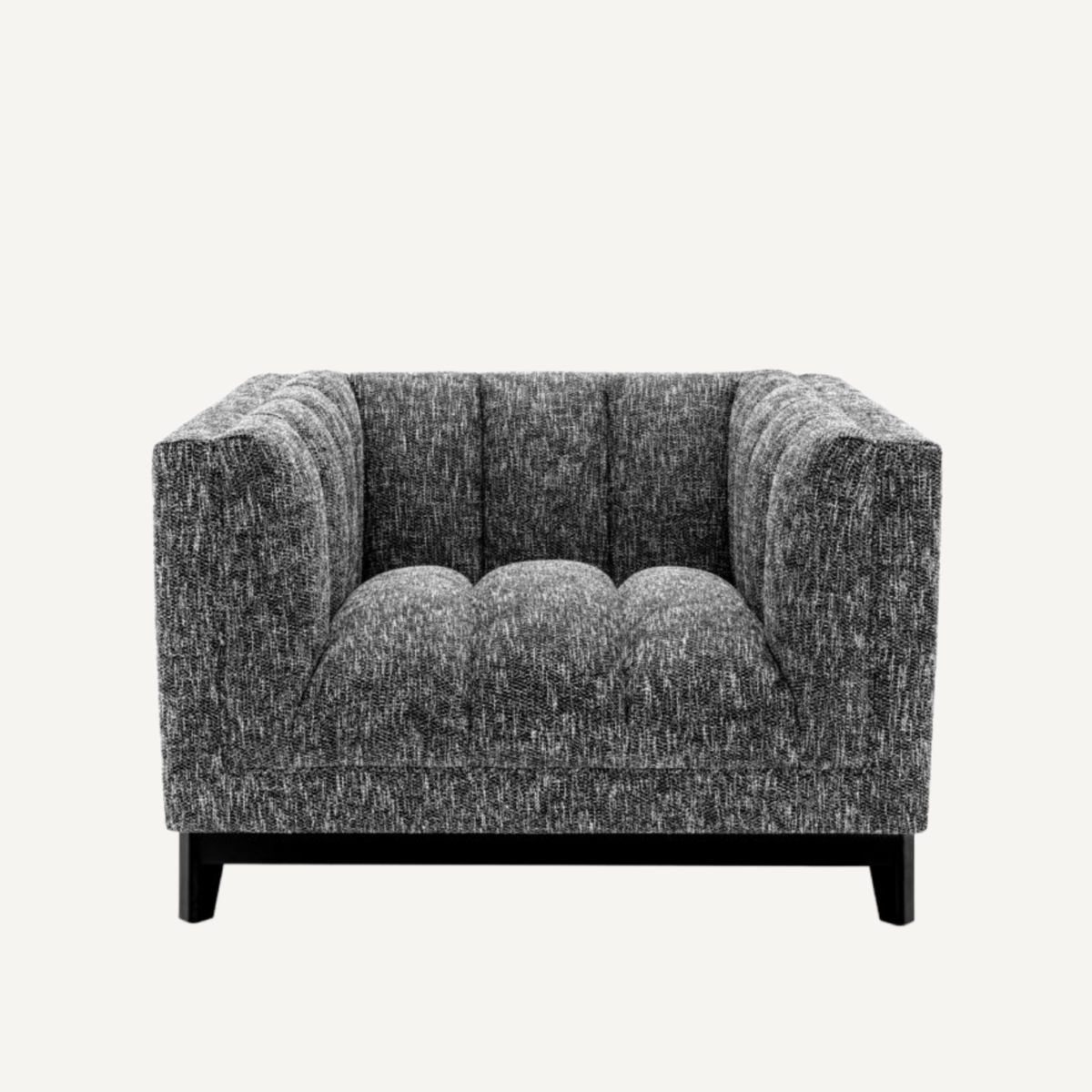 Fauteuil en tissu noir | Eichholtz Ditmar | REMO-HOME, mobilier et décoration d'intérieur