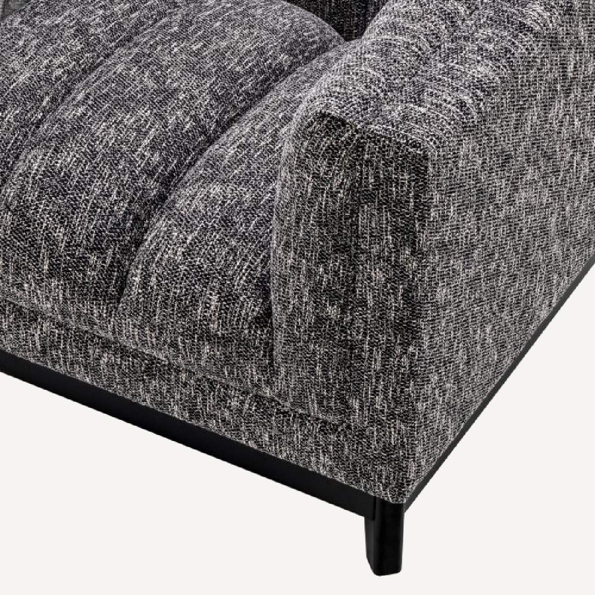 Fauteuil en tissu noir | Eichholtz Ditmar | REMO-HOME, mobilier et décoration d'intérieur