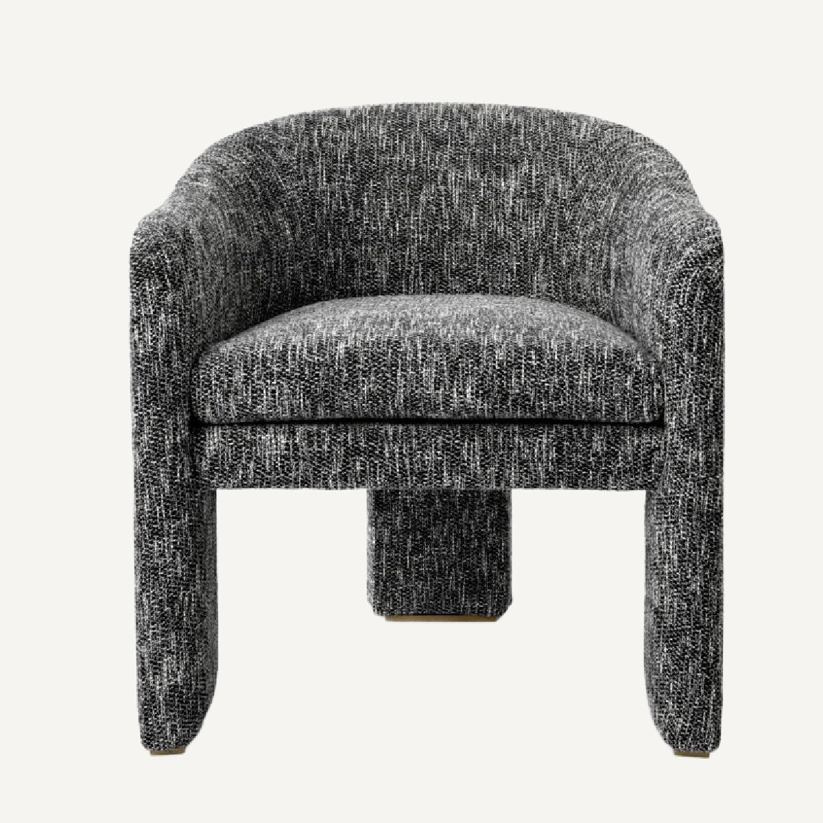 Fauteuil en tissu noir | Eichholtz Pebbles | REMO-HOME, mobilier et décoration d'intérieur