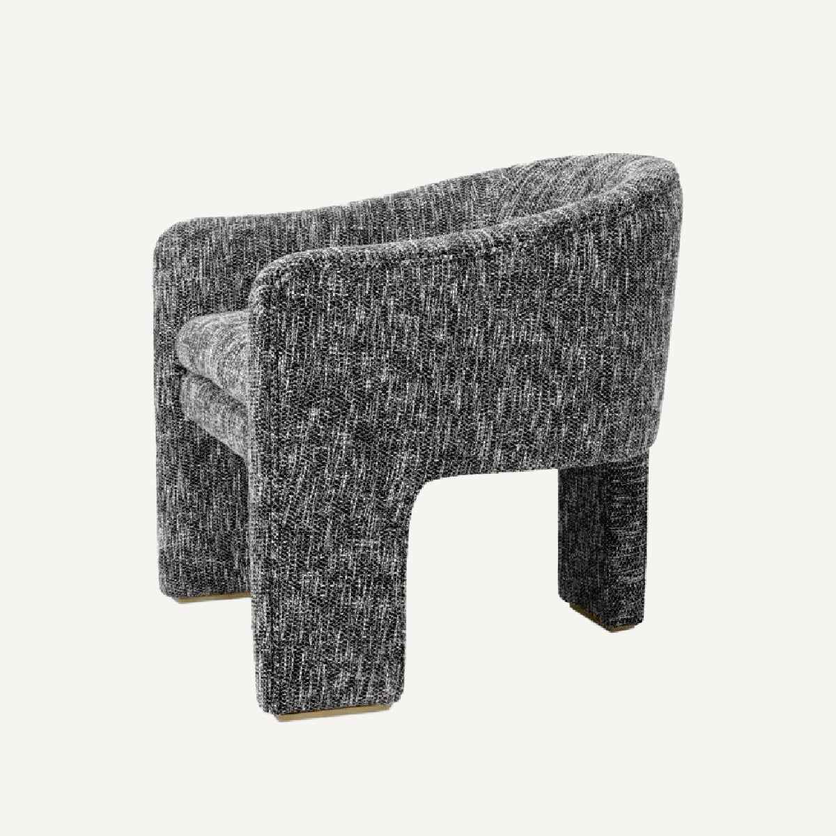 Fauteuil en tissu noir | Eichholtz Pebbles | REMO-HOME, mobilier et décoration d'intérieur