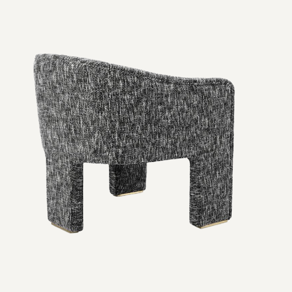 Fauteuil en tissu noir | Eichholtz Pebbles | REMO-HOME, mobilier et décoration d'intérieur