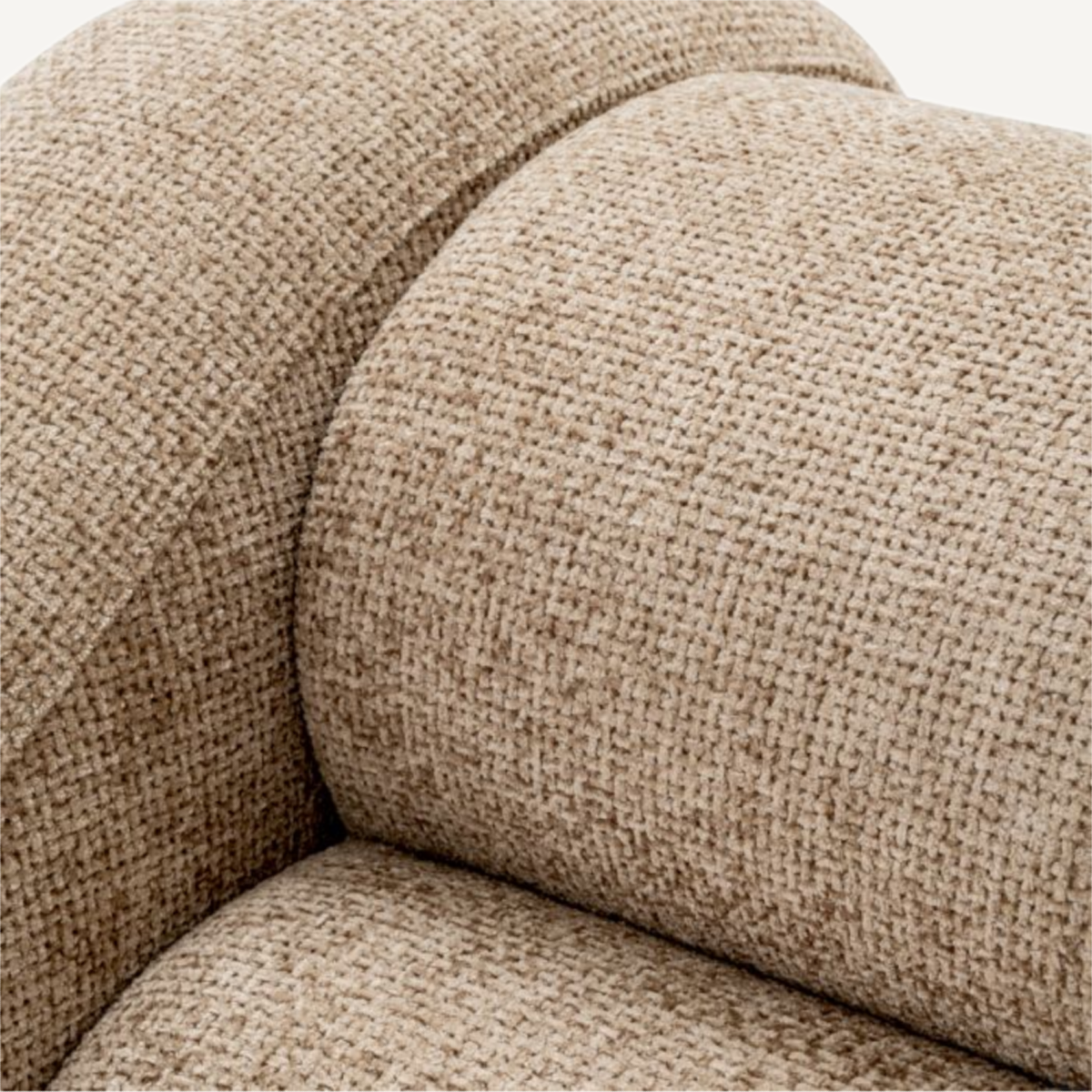 Fauteuil en tissu sable | Eichholtz Carbone | REMO-HOME, mobilier et décoration d'intérieur