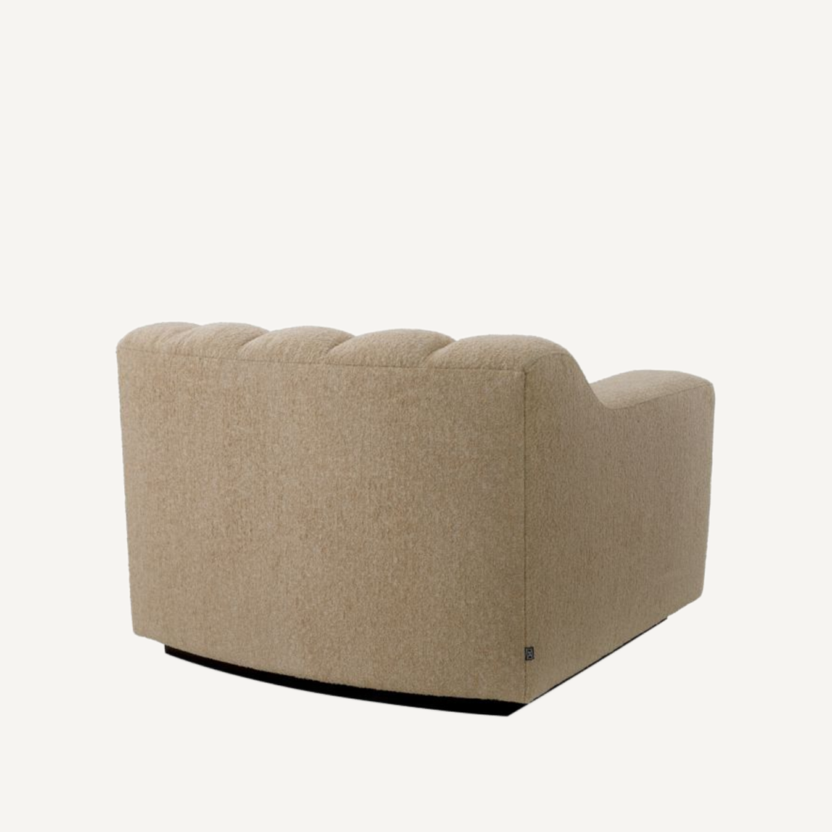 Fauteuil en tissu sable | Eichholtz Kelly | REMO-HOME, mobilier et décoration d'intérieur