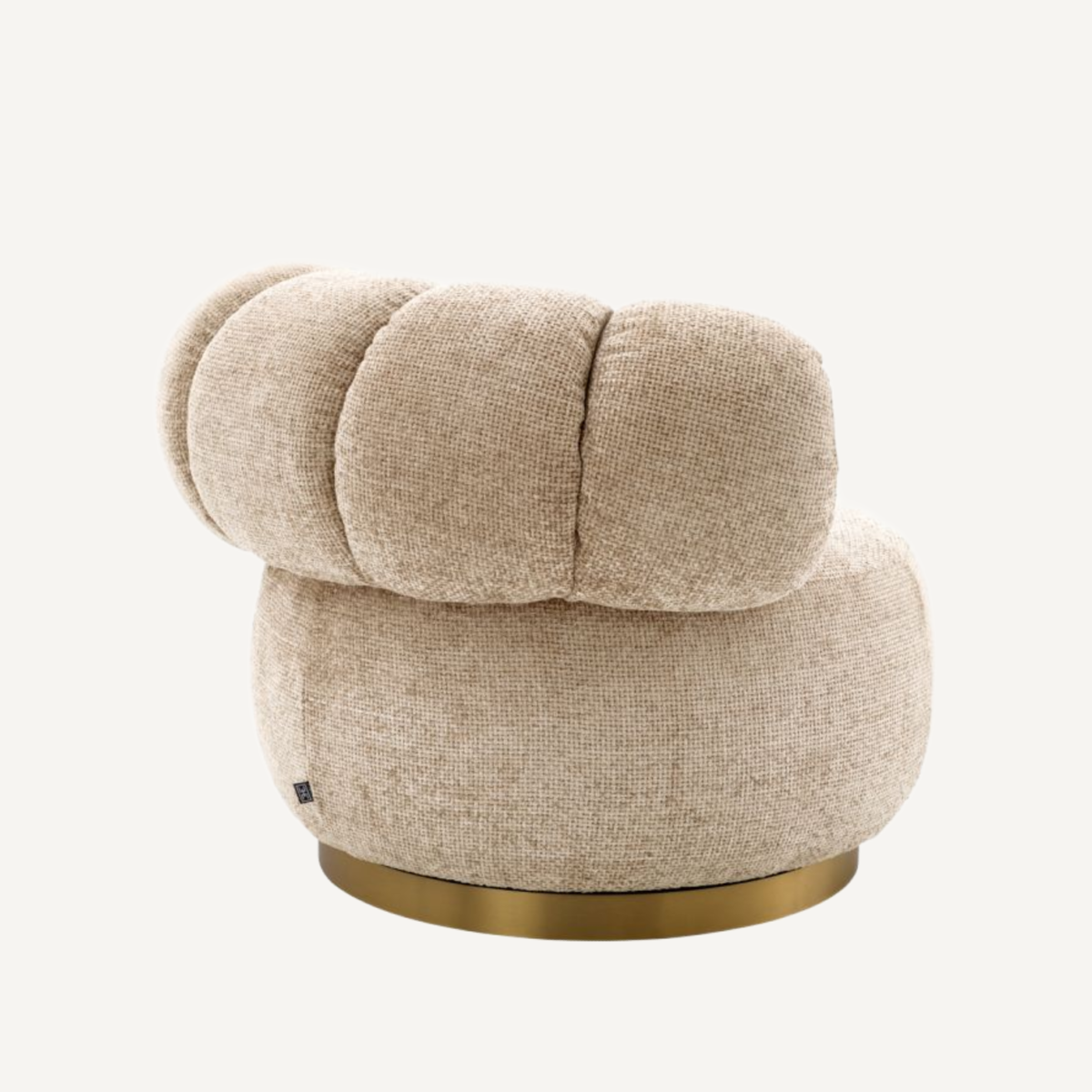 Fauteuil en tissu sable | Eichholtz Phedra | REMO-HOME, mobilier et décoration d'intérieur