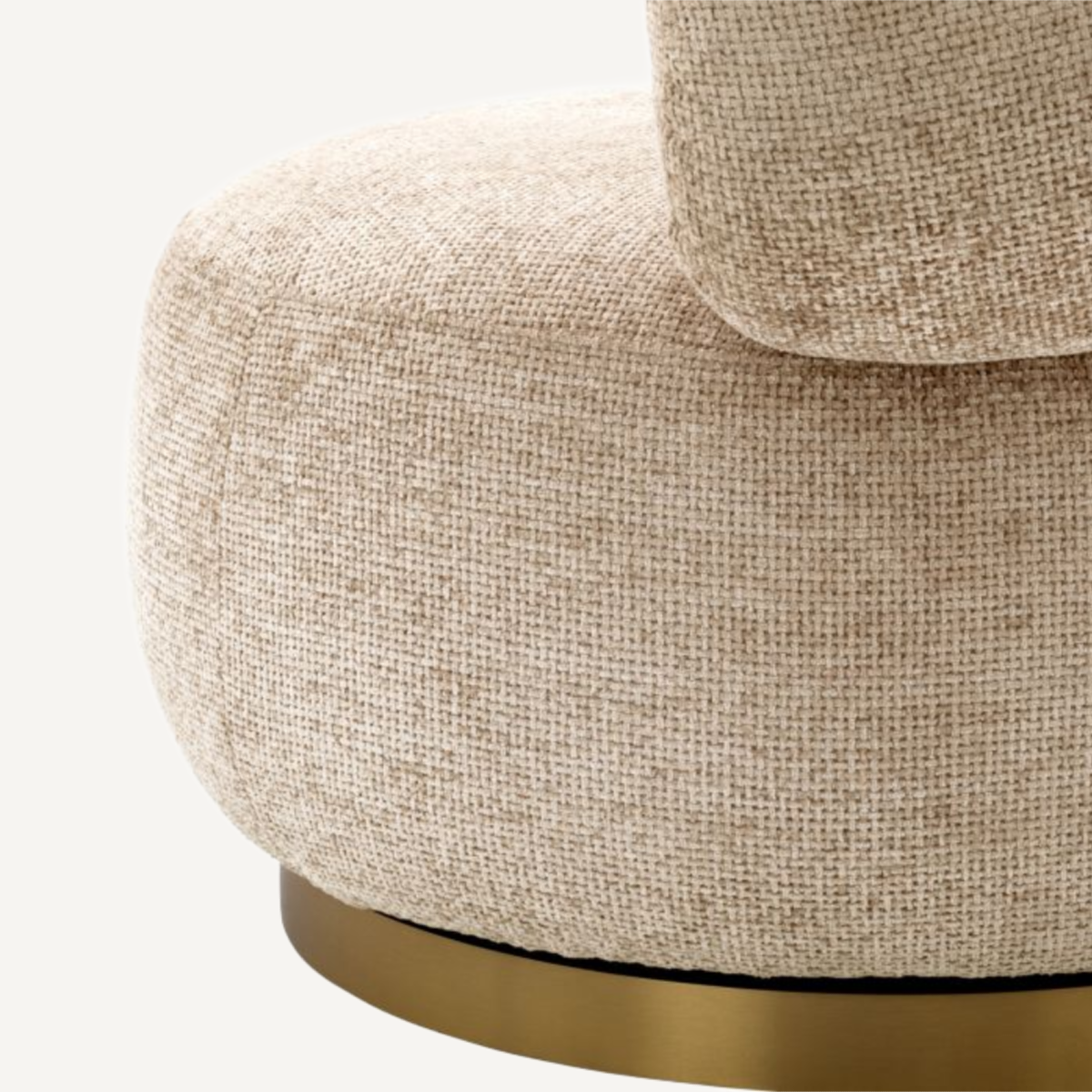 Fauteuil en tissu sable | Eichholtz Phedra | REMO-HOME, mobilier et décoration d'intérieur