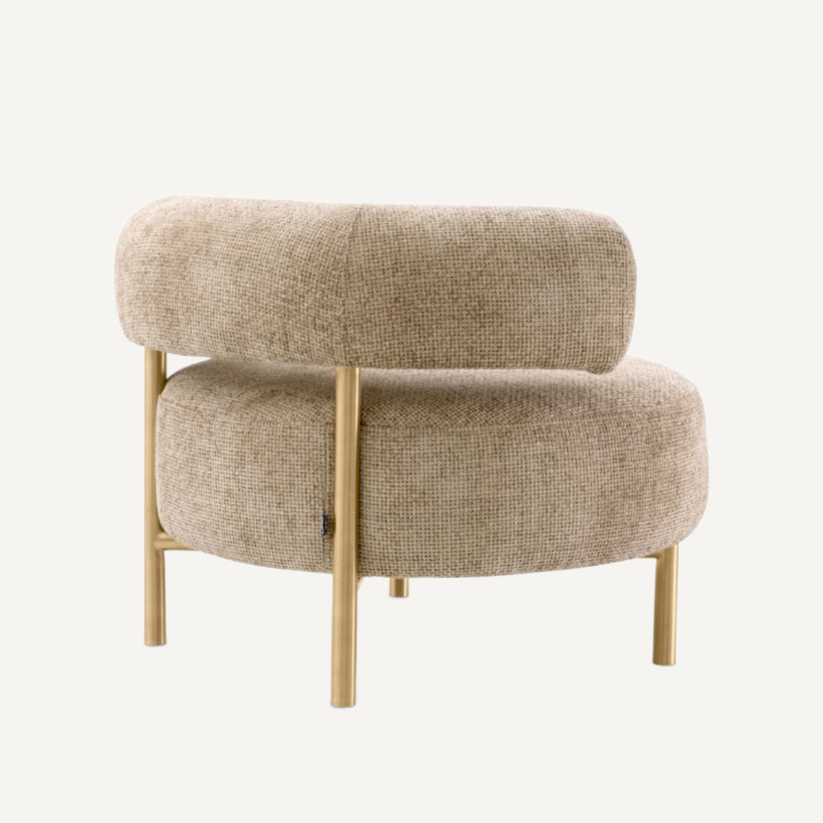 Fauteuil en tissu sable | Eichholtz Thompson | REMO-HOME, mobilier et décoration d'intérieur