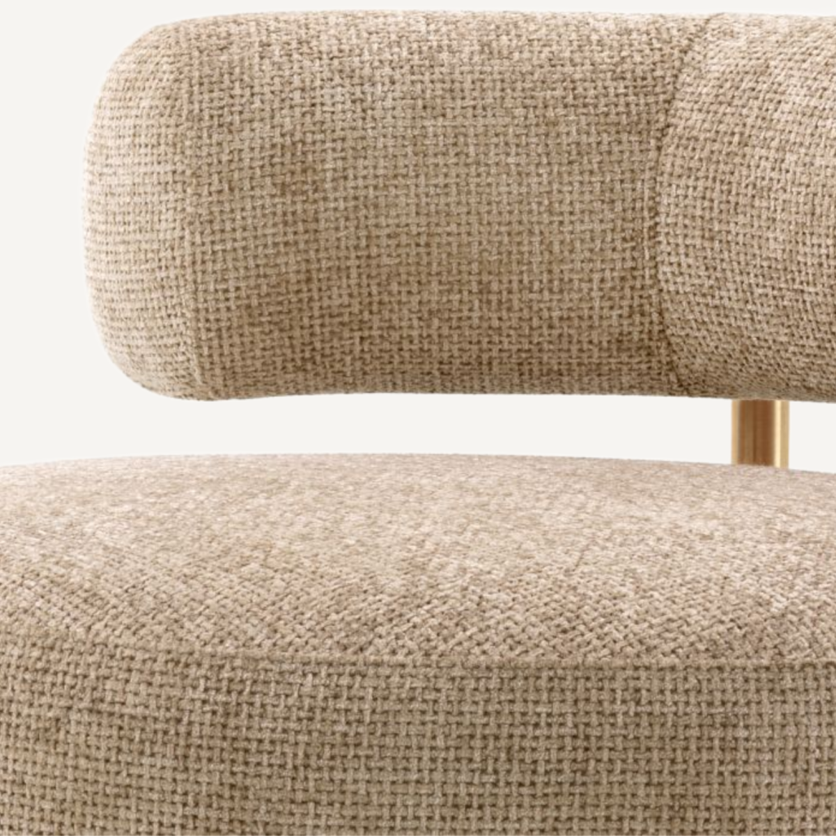 Fauteuil en tissu sable | Eichholtz Thompson | REMO-HOME, mobilier et décoration d'intérieur