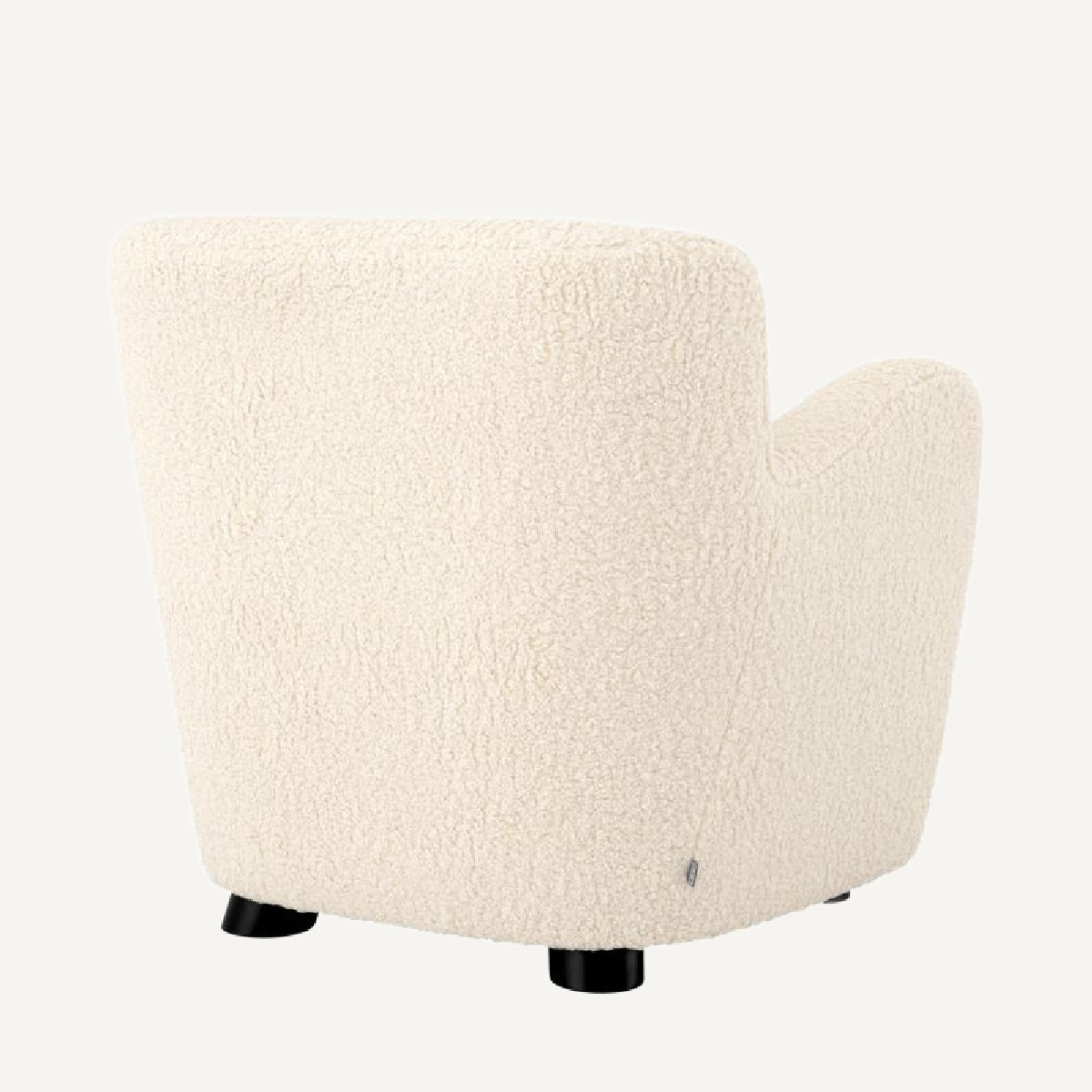 Fauteuil en tissu sherpa blanc | Eichholtz Bixby | REMO-HOME, mobilier et décoration d'intérieur