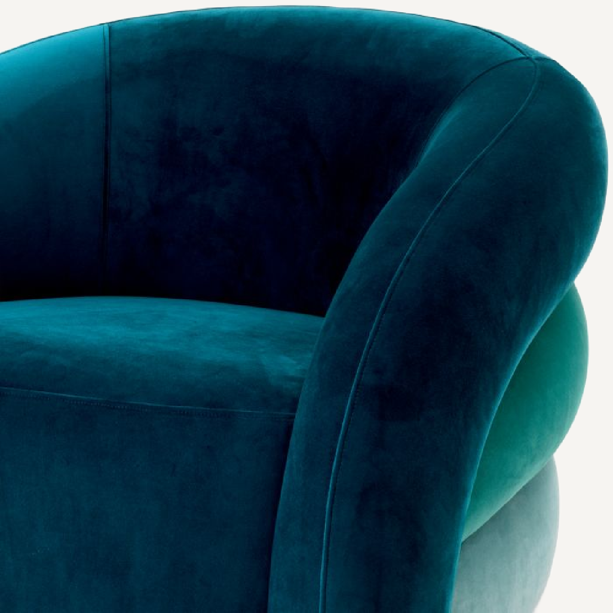 Fauteuil en velours bleu | Eichholtz Novelle | REMO-HOME, mobilier et décoration d'intérieur