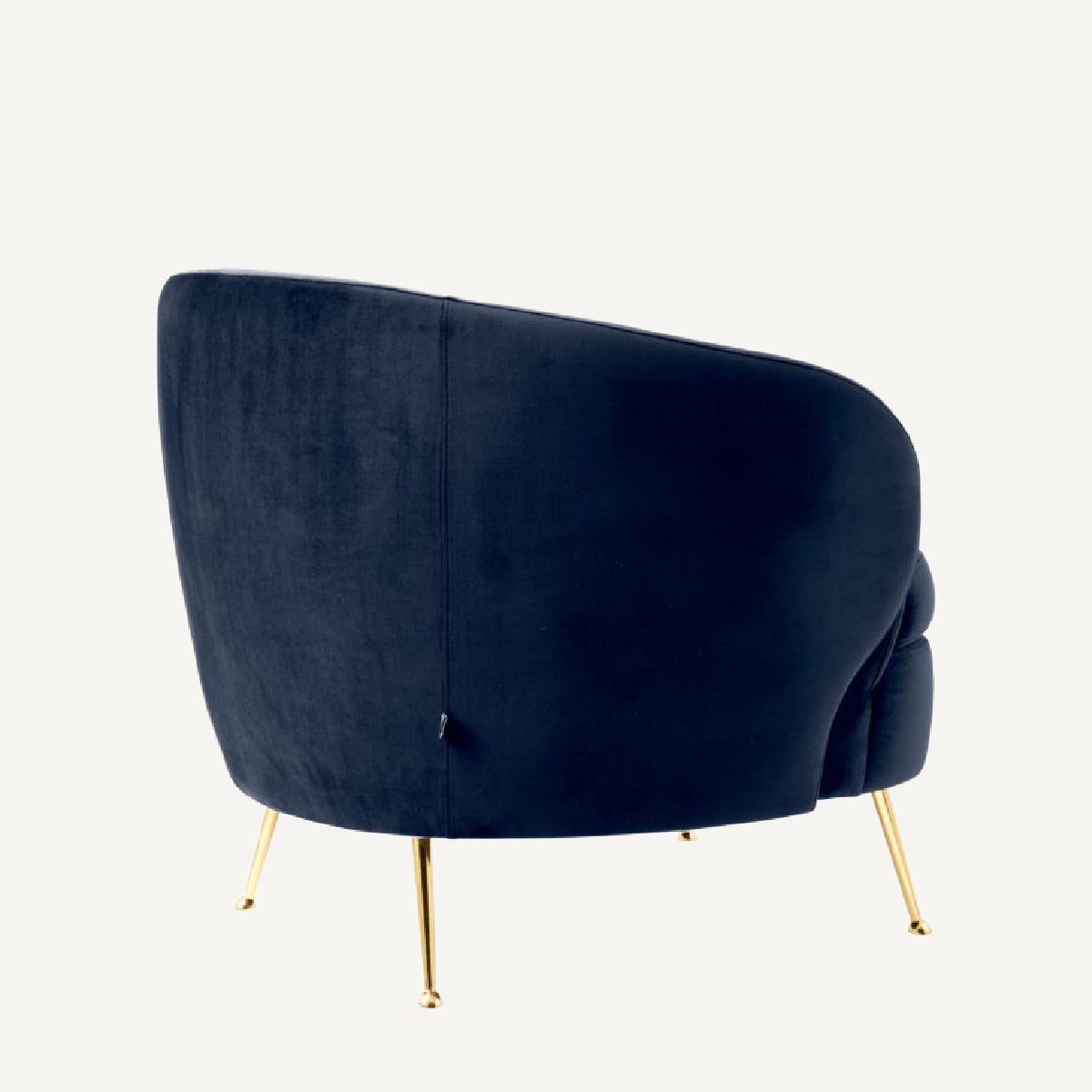 Fauteuil en velours bleu nuit | Eichholtz Orion | REMO-HOME, mobilier et décoration d'intérieur
