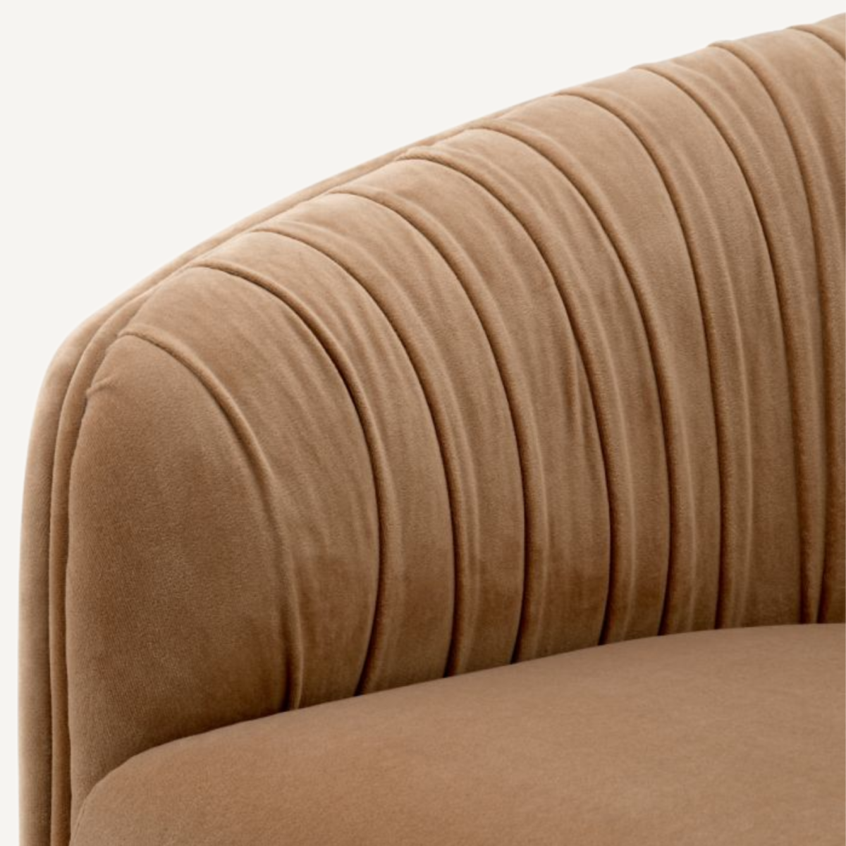 Fauteuil en velours camel | Eichholtz Jameson | REMO-HOME, mobilier et décoration d'intérieur