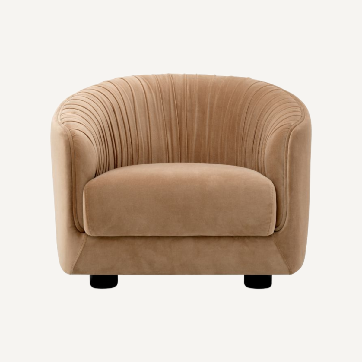 Fauteuil en velours camel | Eichholtz Jameson | REMO-HOME, mobilier et décoration d'intérieur