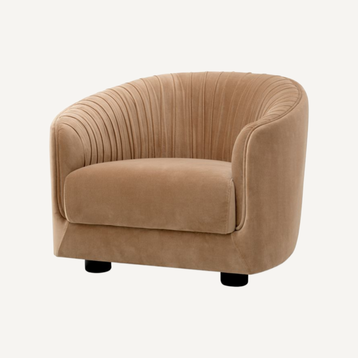 Fauteuil en velours camel | Eichholtz Jameson | REMO-HOME, mobilier et décoration d'intérieur