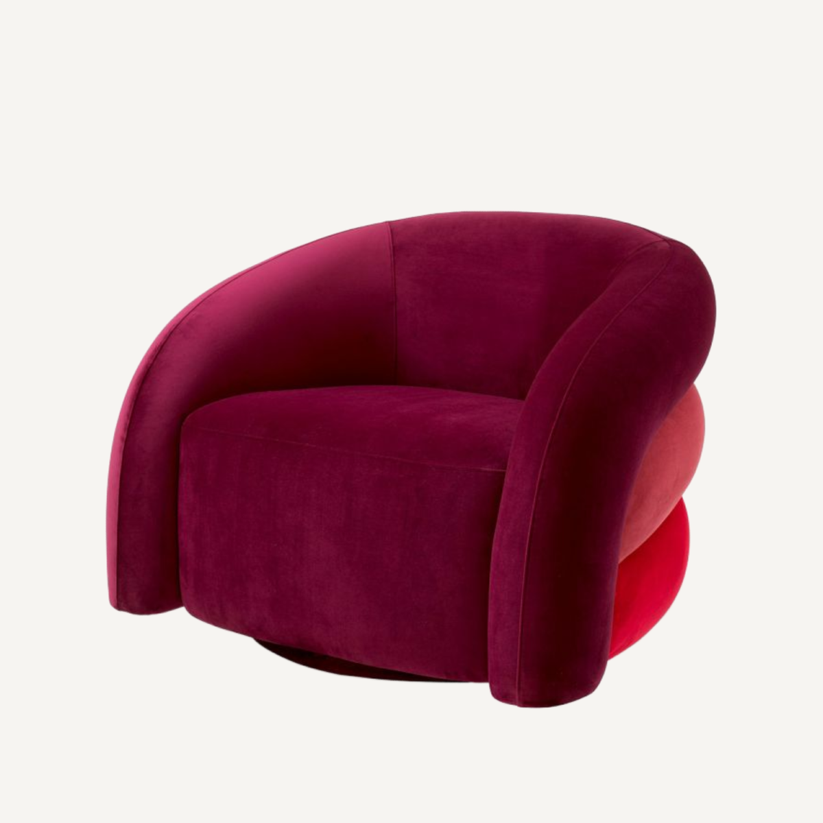 Fauteuil en velours rouge | Eichholtz Novelle | REMO-HOME, mobilier et décoration d'intérieur