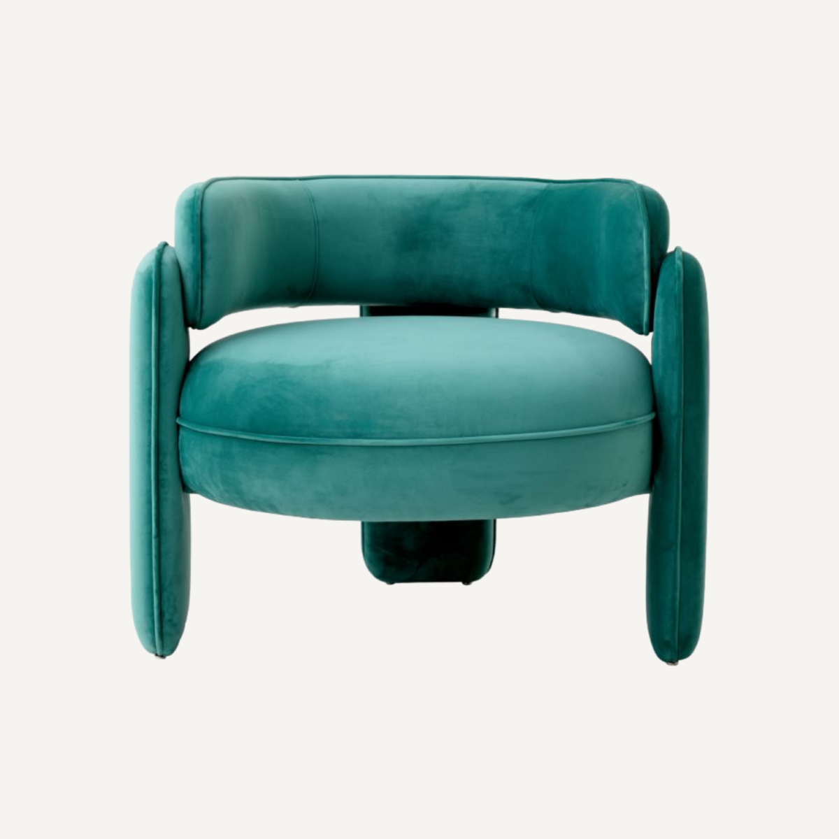 Fauteuil en velours turquoise | Eichholtz Chaplin | REMO-HOME, mobilier et décoration d'intérieur