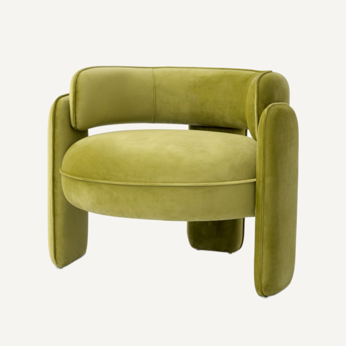 Fauteuil en velours vert | Eichholtz Chaplin | REMO-HOME, mobilier et décoration d'intérieur