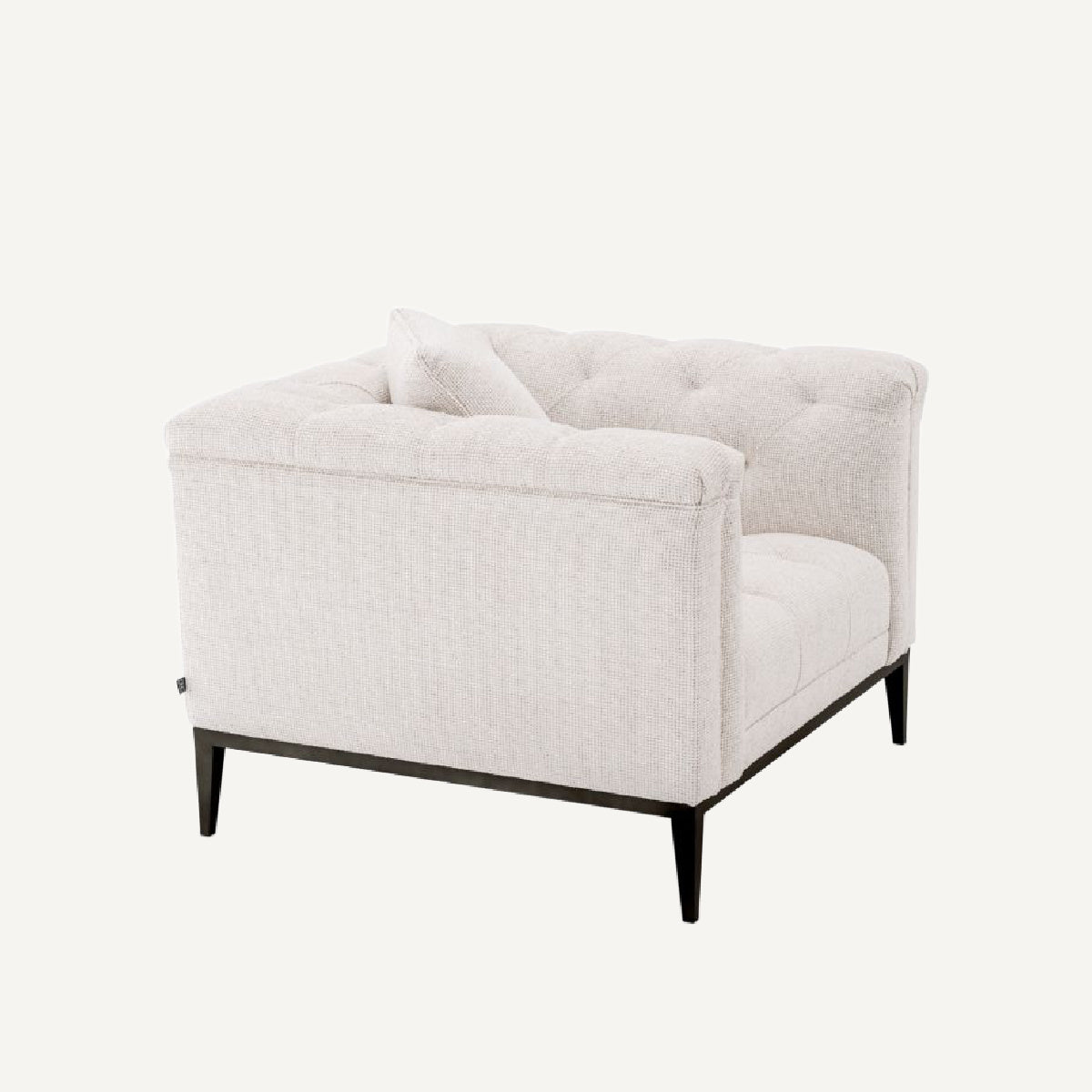 Fauteuil en tissu blanc cassé | Eichholtz Cesare | REMO-HOME, mobilier et décoration d'intérieur