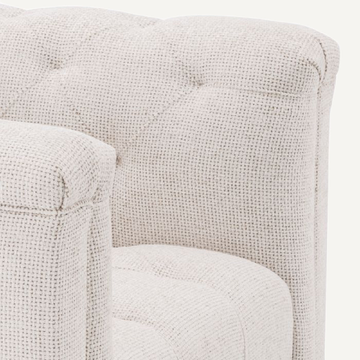 Fauteuil en tissu blanc cassé | Eichholtz Cesare | REMO-HOME, mobilier et décoration d'intérieur