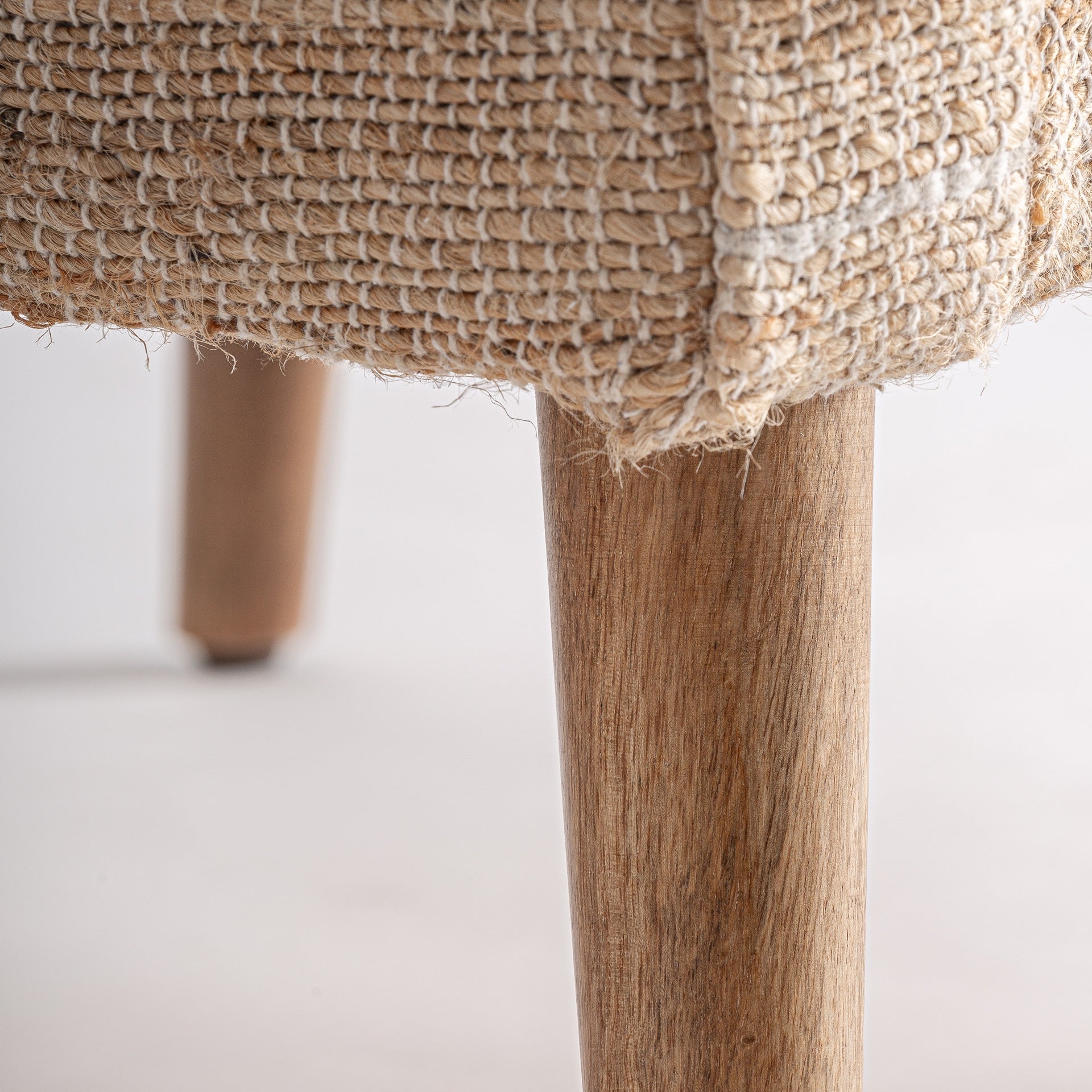 Fauteuil jute beige bois de manguier | VICAL Chateris | REMO-HOME, mobilier design et décoration d'intérieur