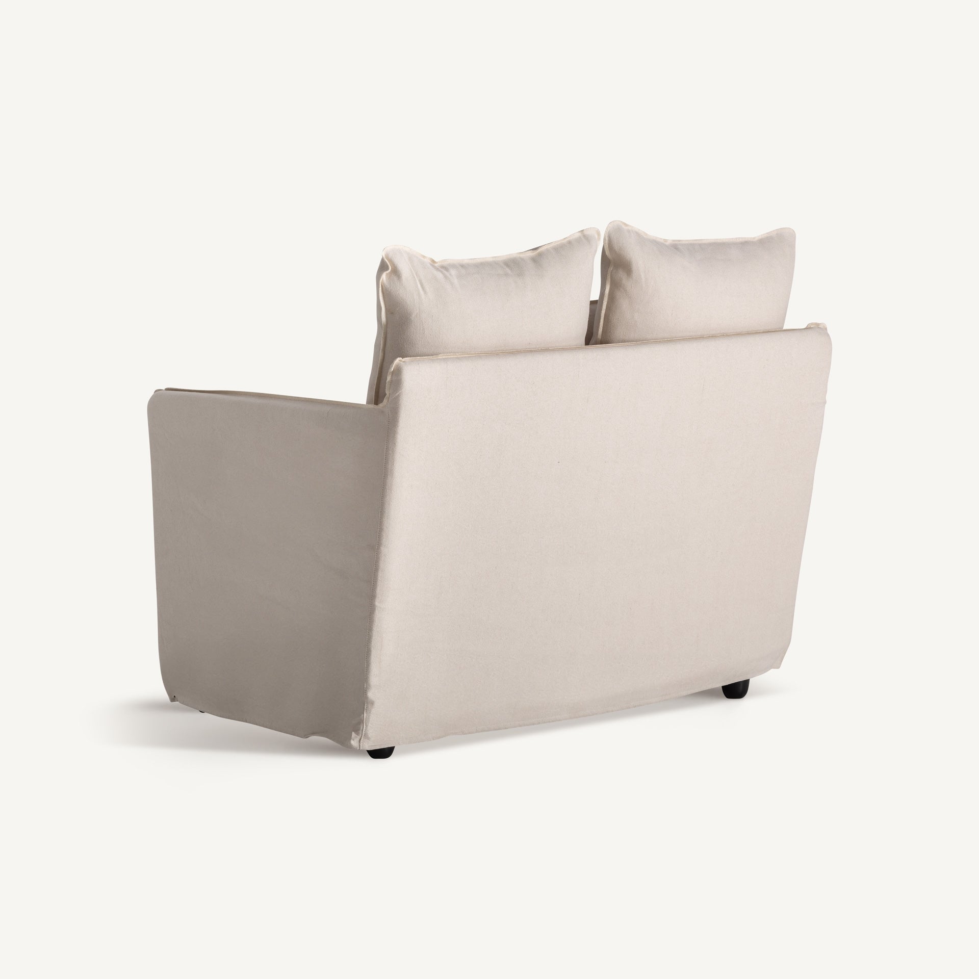 Fauteuil lin beige et coton | VICAL Pugnac | REMO-HOME, mobilier design et décoration d'intérieur