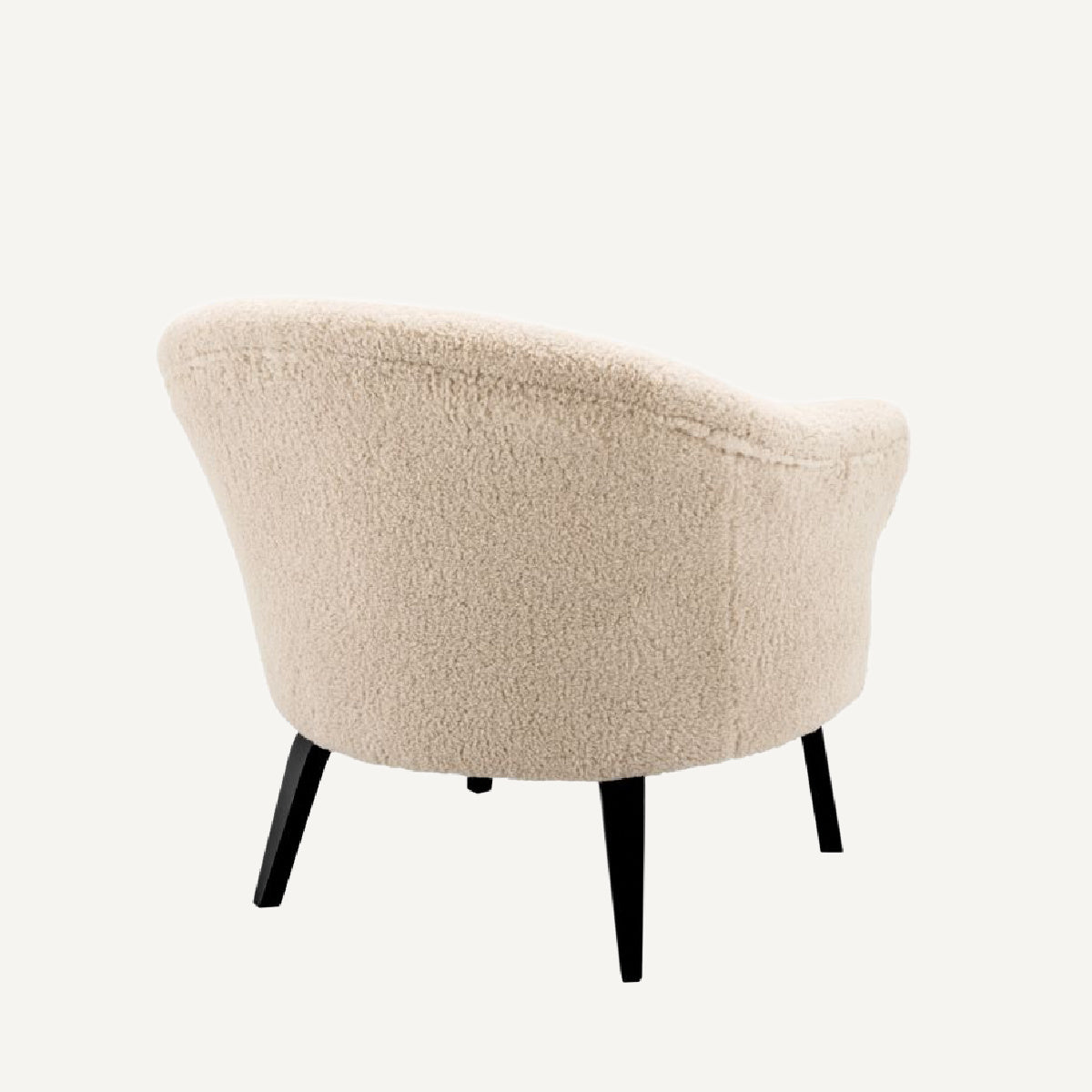 Fauteuil molletonné crème | Eichholtz Moretti | REMO-HOME, mobilier et décoration d'intérieur