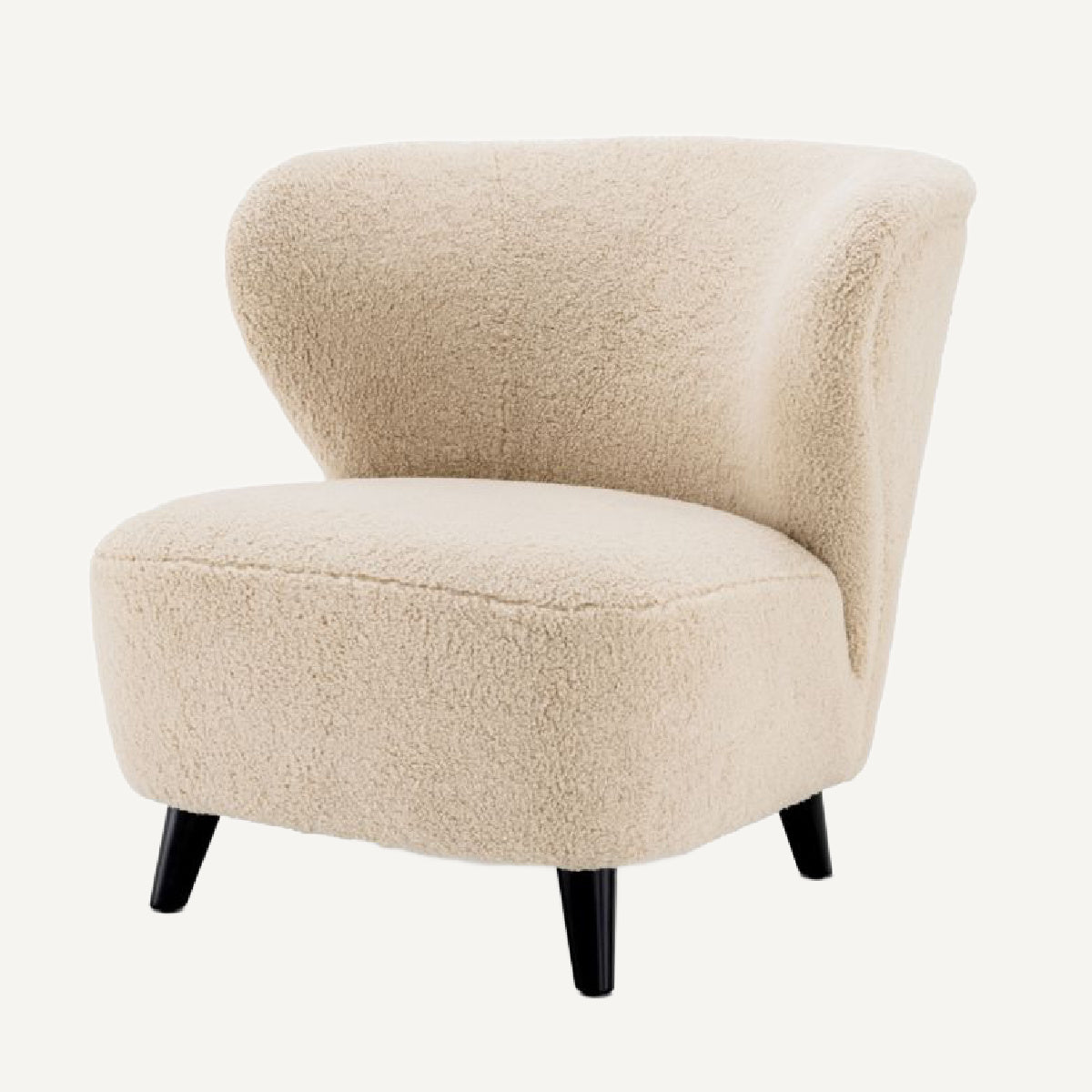 Fauteuil molletonné crème | Eichholtz Hydra  | REMO-HOME, mobilier et décoration d'intérieur