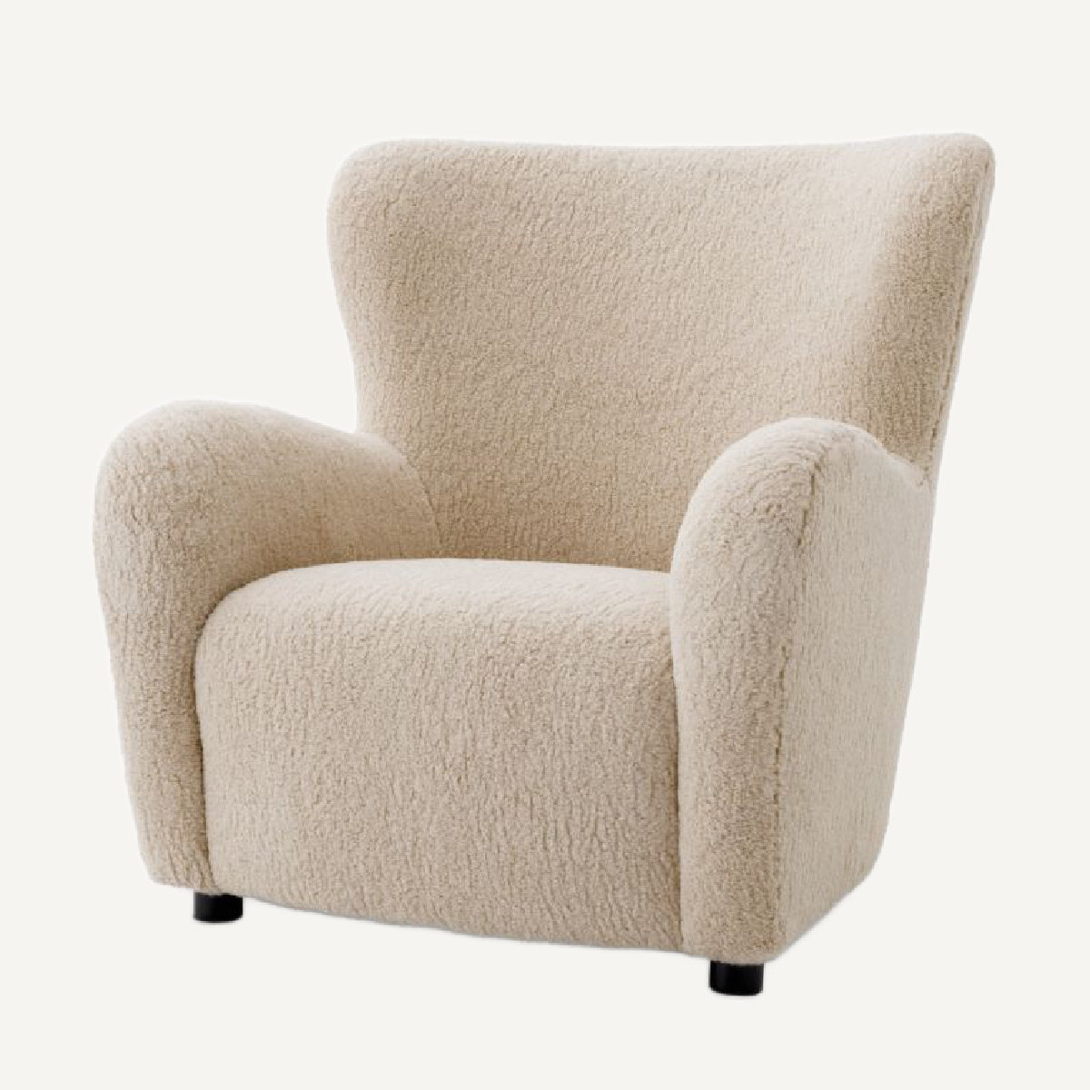 Fauteuil molletonné sable | Eichholtz Svante L| REMO-HOME, mobilier et décoration d'intérieur