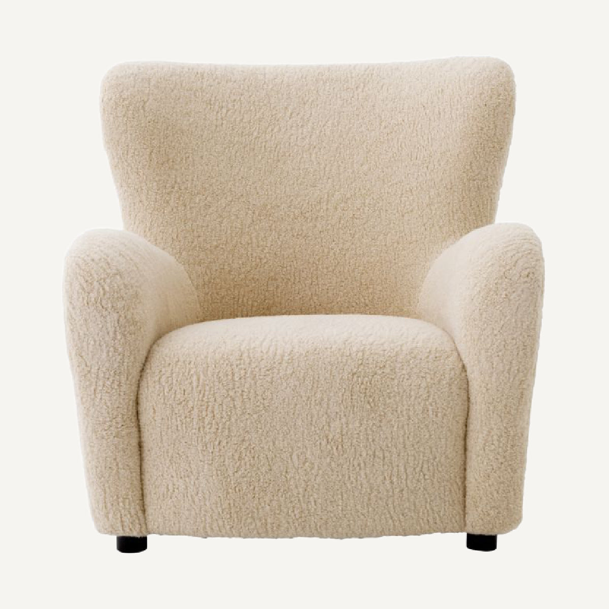 Fauteuil molletonné sable | Eichholtz Svante L| REMO-HOME, mobilier et décoration d'intérieur