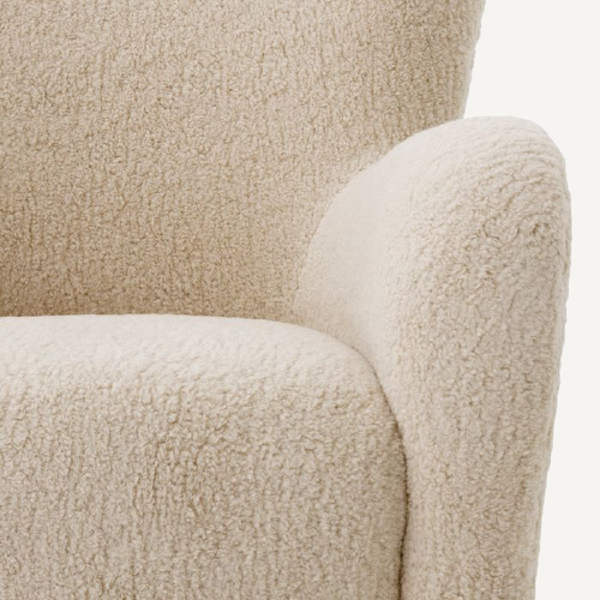 Fauteuil molletonné sable | Eichholtz Svante L| REMO-HOME, mobilier et décoration d'intérieur