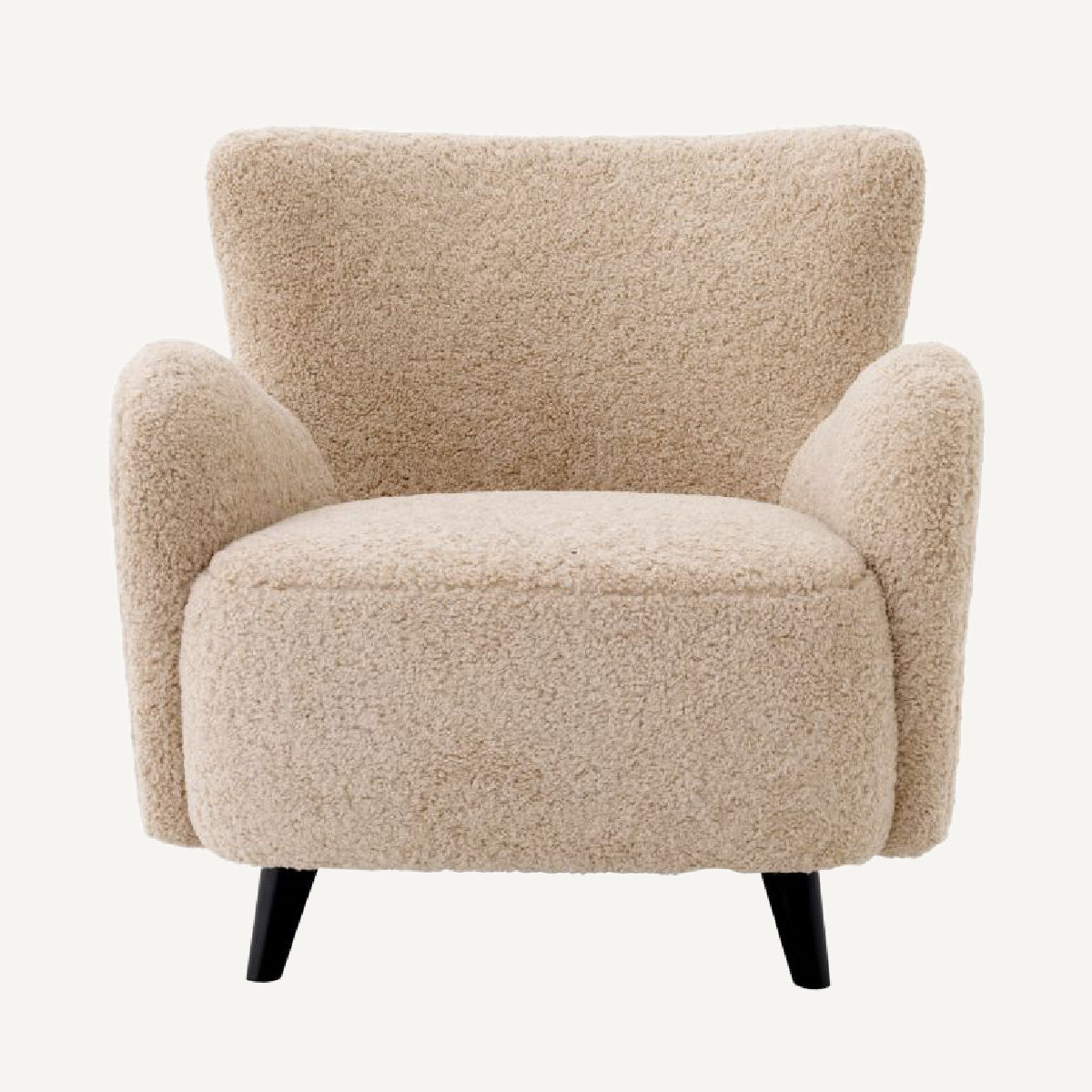 Fauteuil molletonné sable | Eichholtz Svante S | REMO-HOME, mobilier et décoration d'intérieur