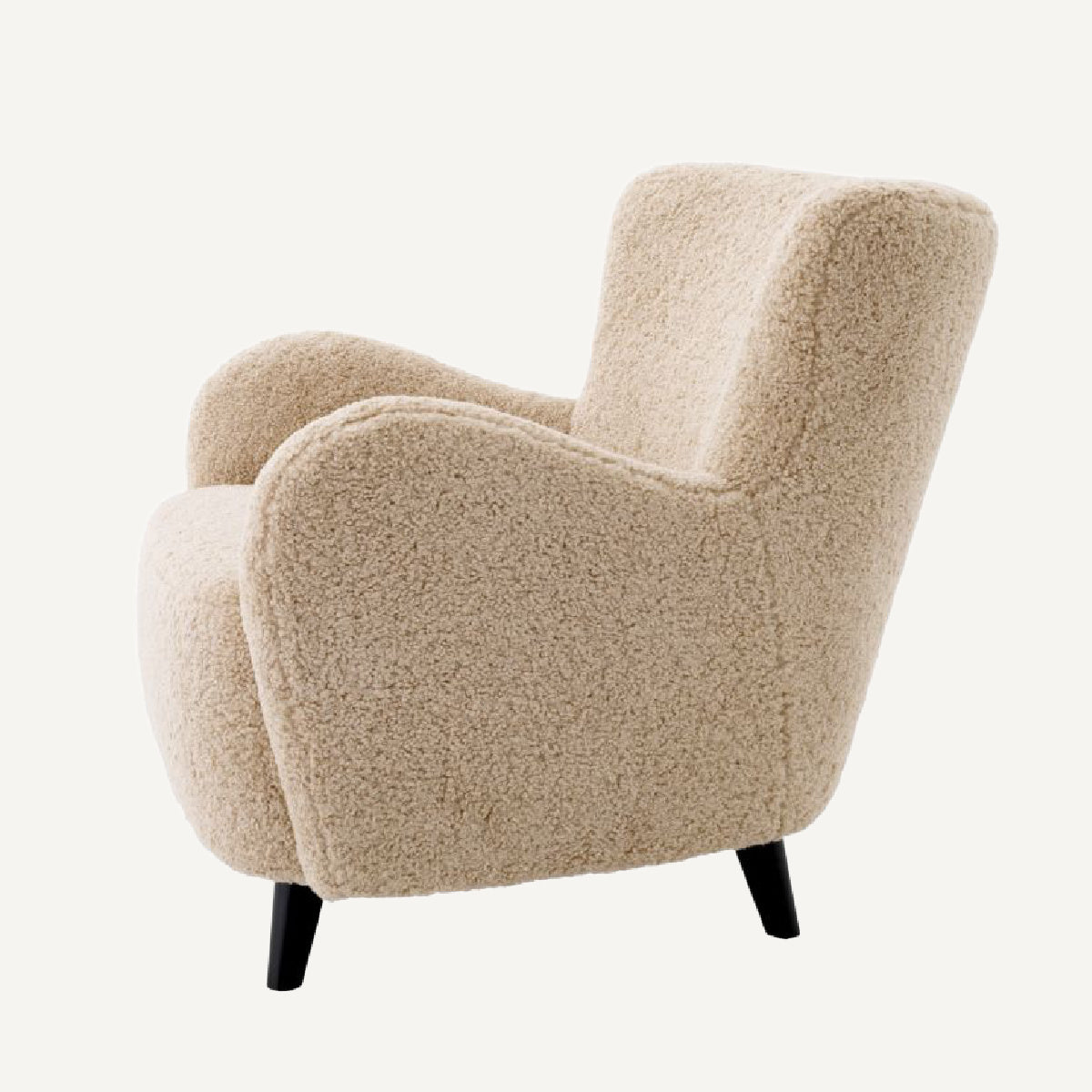 Fauteuil molletonné sable | Eichholtz Svante S | REMO-HOME, mobilier et décoration d'intérieur