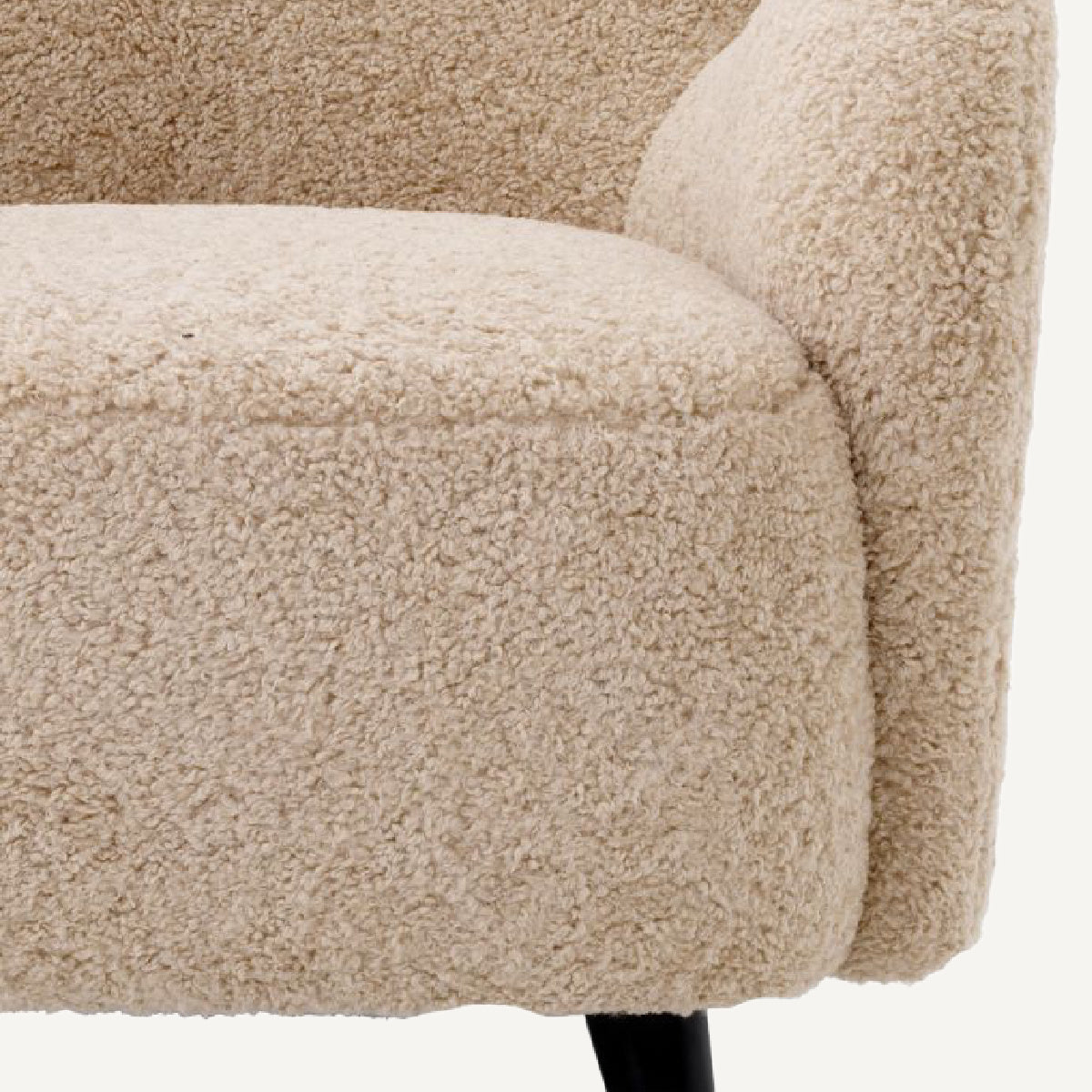 Fauteuil molletonné sable | Eichholtz Svante S | REMO-HOME, mobilier et décoration d'intérieur