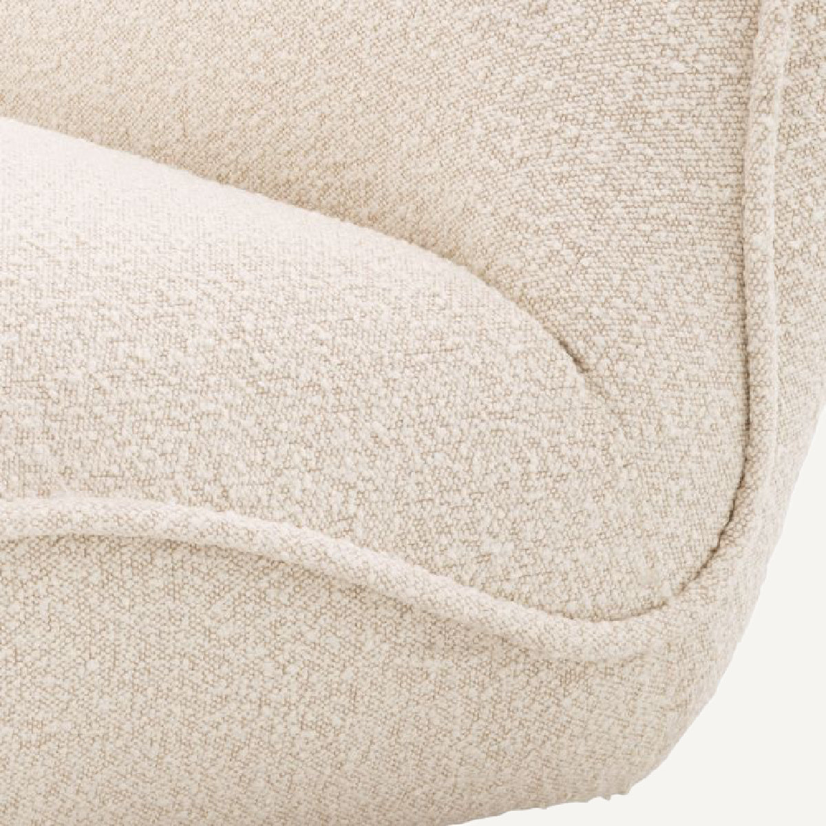 Fauteuil pivotant bouclé crème | Eichholtz Relax | REMO-HOME, mobilier et décoration d'intérieur