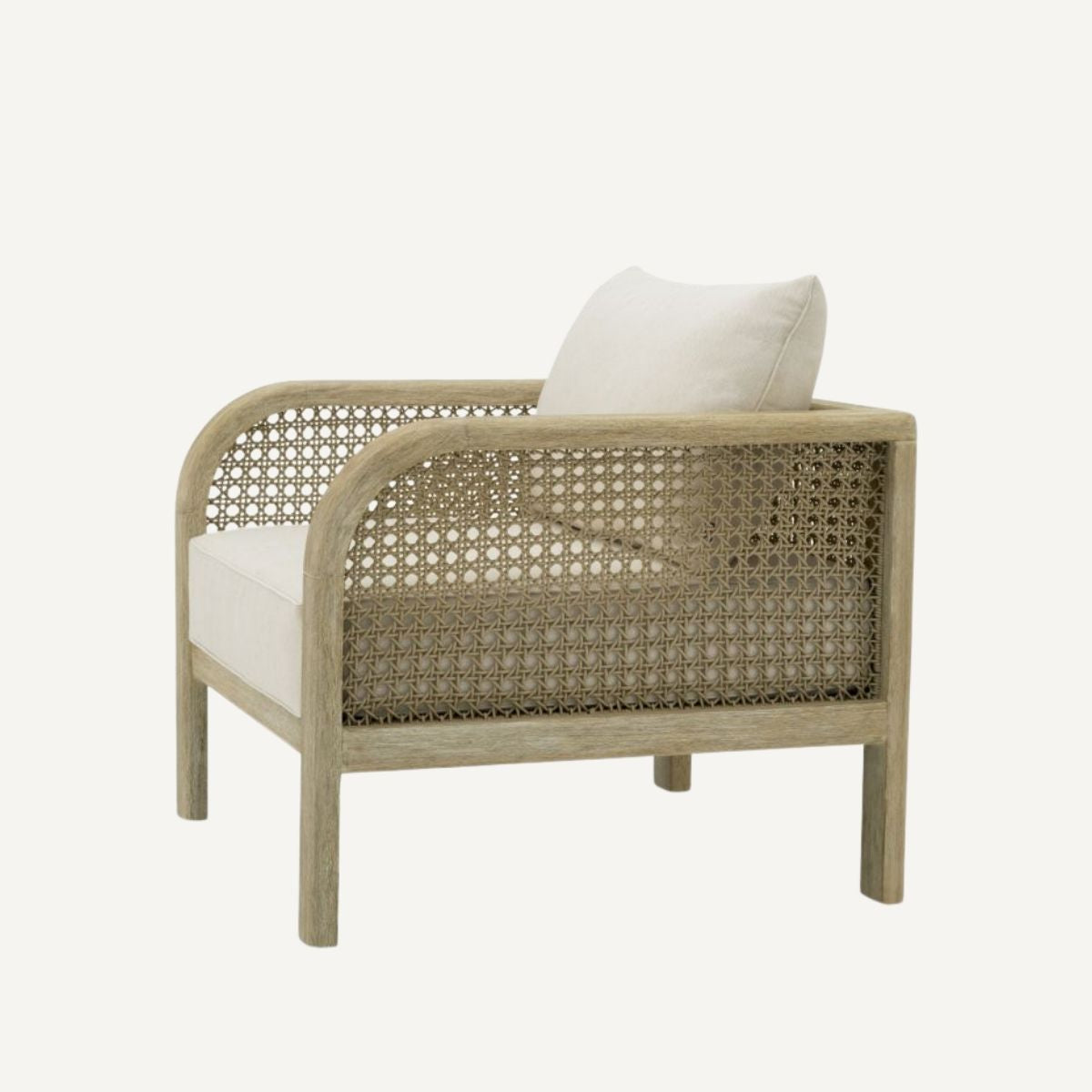 Fauteuil d'extérieur en teck beige | Eichholtz Julian | REMO-HOME, mobilier et décoration d'intérieur